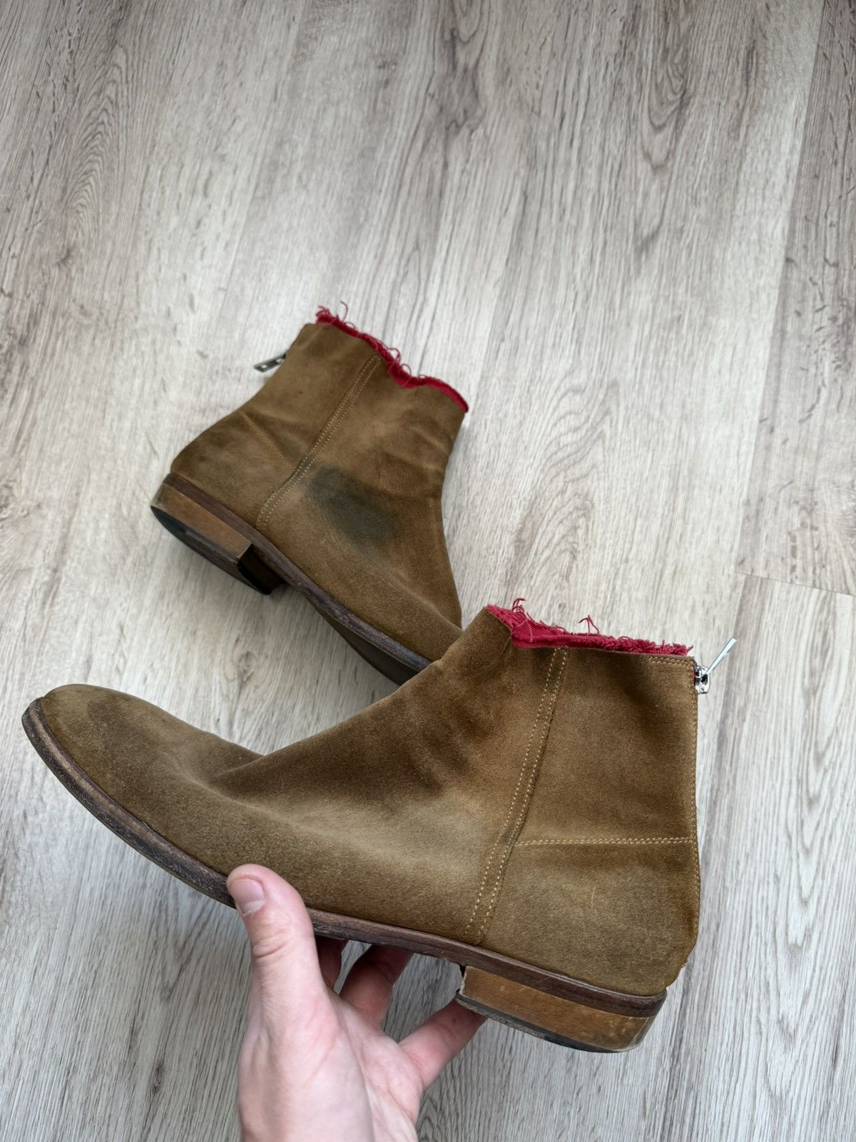 Zadig & Voltaire Zadig & Voltaire Suede Ankle Boots Brown EU 44 / US 11 Size US 11 / EU 44 - 2 Thumbnail
