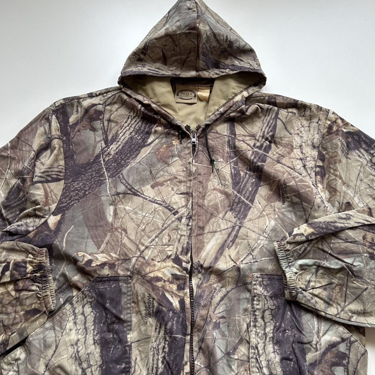 Vintage Vintage 1990s Real Tree Camouflage Light Zip Up Jacket 2XL Size US XXL / EU 58 / 5 - 2 Thumbnail