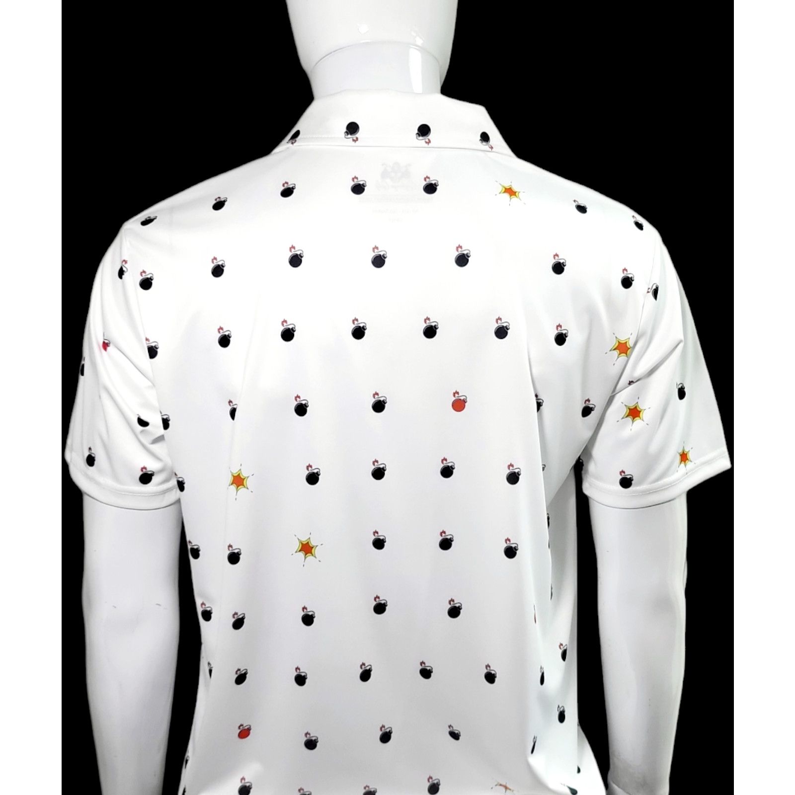 Other NWT GASHOUSE GOLF Bombs Away Performance Polo White Size L Size US L / EU 52-54 / 3 - 9 Thumbnail
