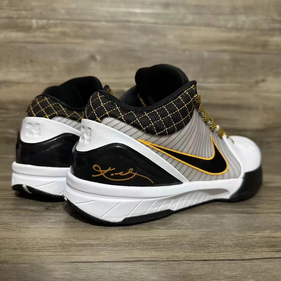 Nike Nike Zoom Kobe 4 White/Yellow Playoffs 43 2W No Box Size US 9.5 / EU 42-43 - 3 Thumbnail