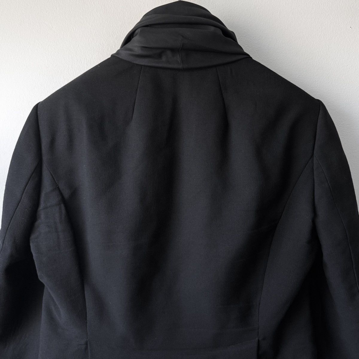 Rick Owens Rick Owens SS2015 Black Wool Silk Shawl Collar Blazer Jacket Size US M / EU 48-50 / 2 - 7 Thumbnail