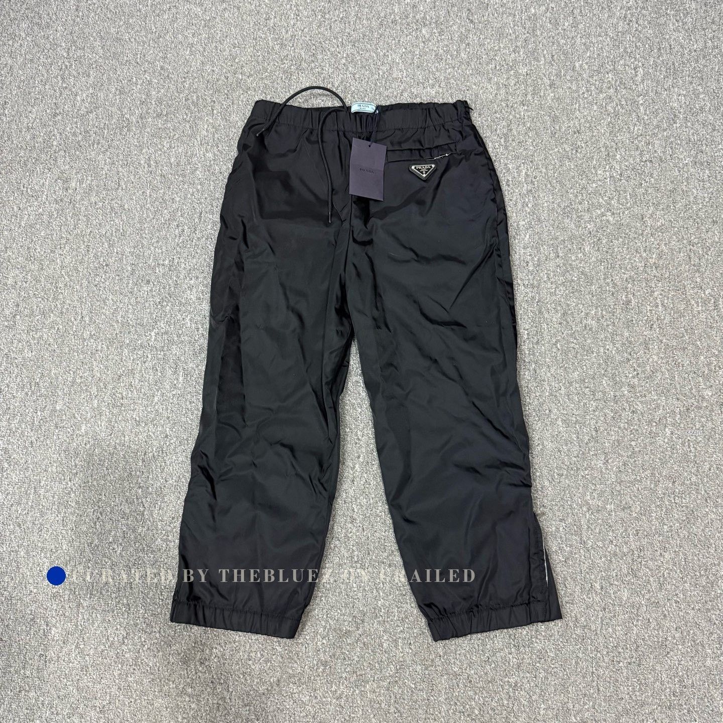 Prada Prada Triangle Logo Zip Hem Recycled Nylon Pants Size US 26 / EU 42 - 1 Thumbnail
