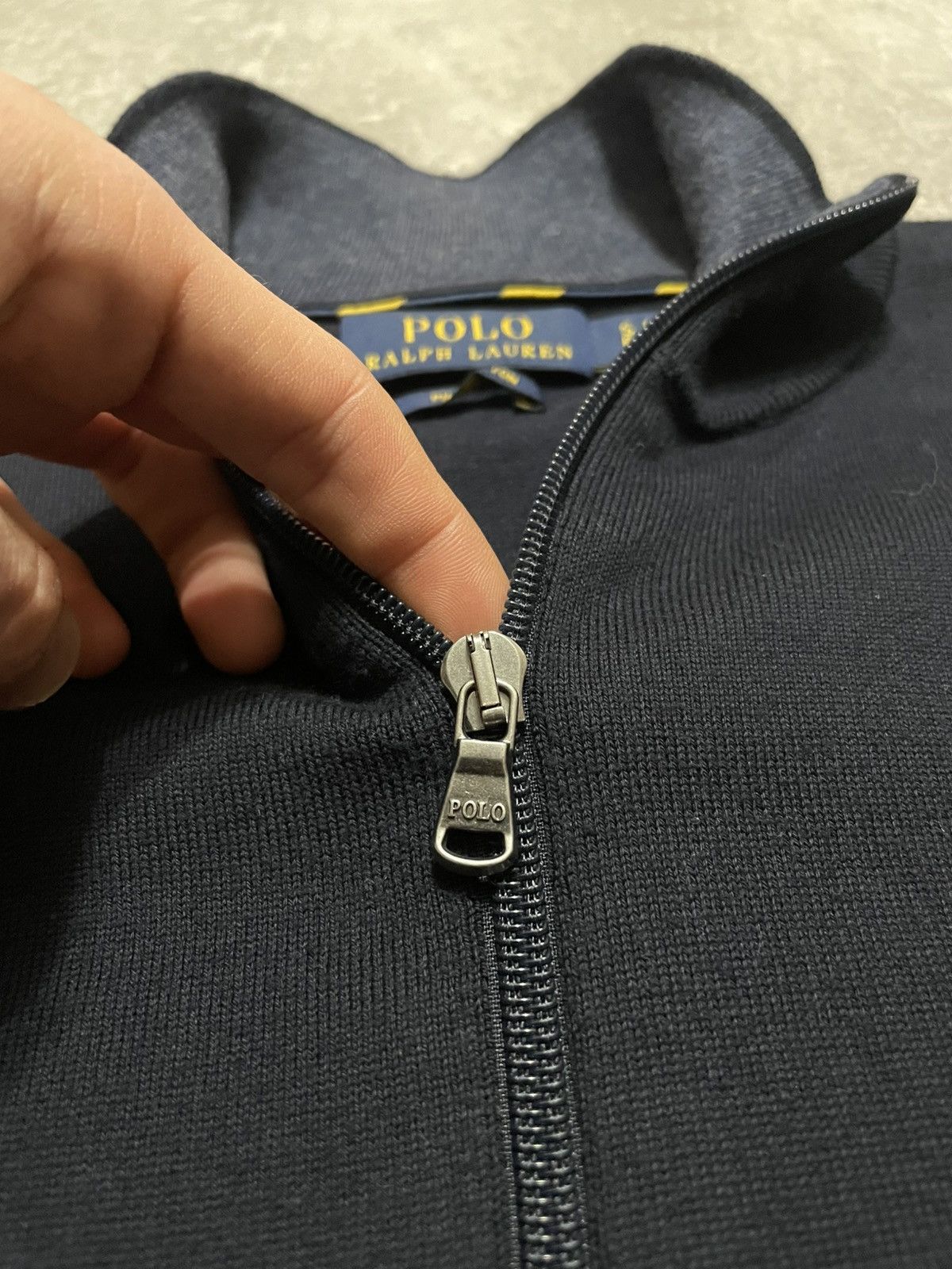 Polo Ralph Lauren Vintage Polo Ralph Lauren Zip-Up Sweater Jamper Size US S / EU 44-46 / 1 - 6 Thumbnail
