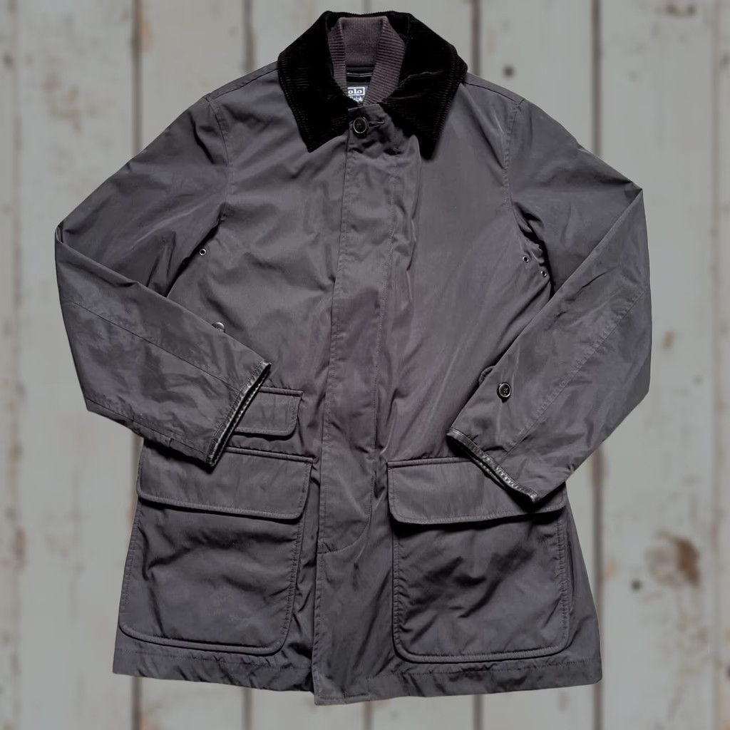Polo Ralph Lauren VINTAGE Polo Ralph Lauren Riding Quilted 2 In 1 Removable Vest Jacket S Blue Leather Trim Corduroy Collar Unisex Adults 90s Size US S / EU 44-46 / 1 - 1 Thumbnail