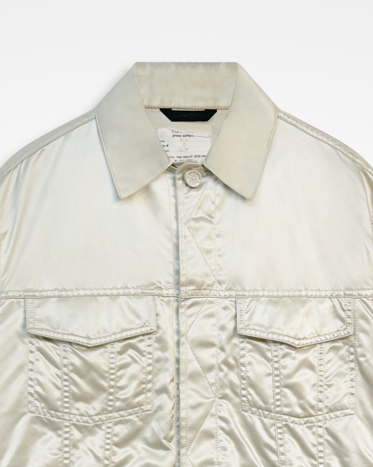 Calvin Klein Calvin Klein, SS17 Sample Satin Work Jacket Size US M / EU 48-50 / 2 - 3 Thumbnail