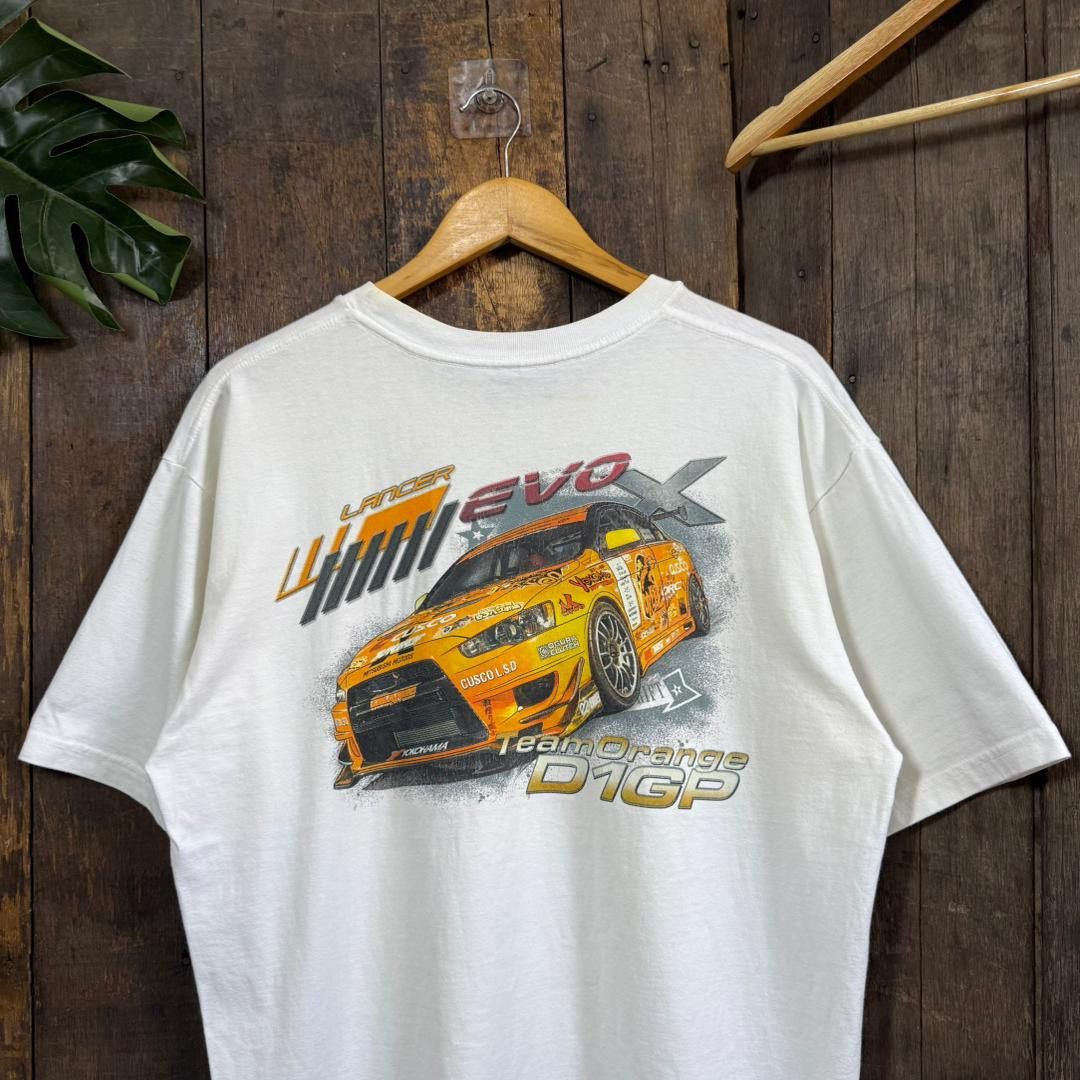 Vintage Vintage Fullscale Mitsubishi Lancer Evo X Tshirt Size US L / EU 52-54 / 3 - 3 Thumbnail