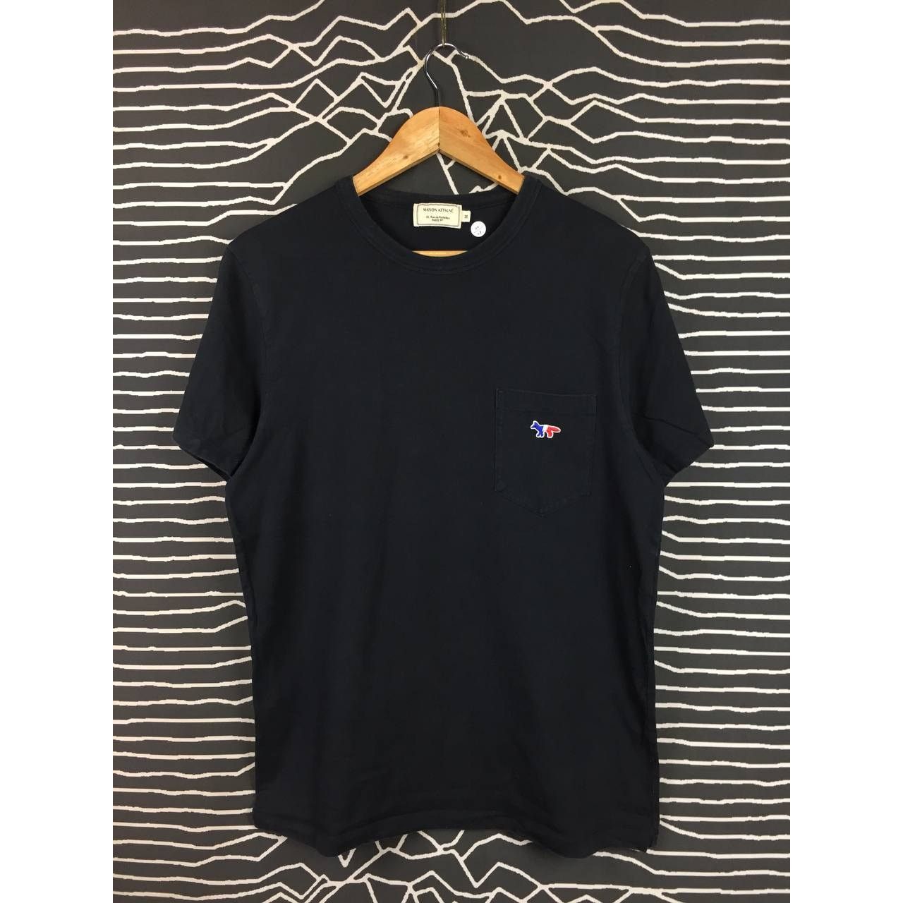 Vintage Maison Kitsune Made In Portugal Pocket Tee Size M Size US M / EU 48-50 / 2 - 1 Thumbnail