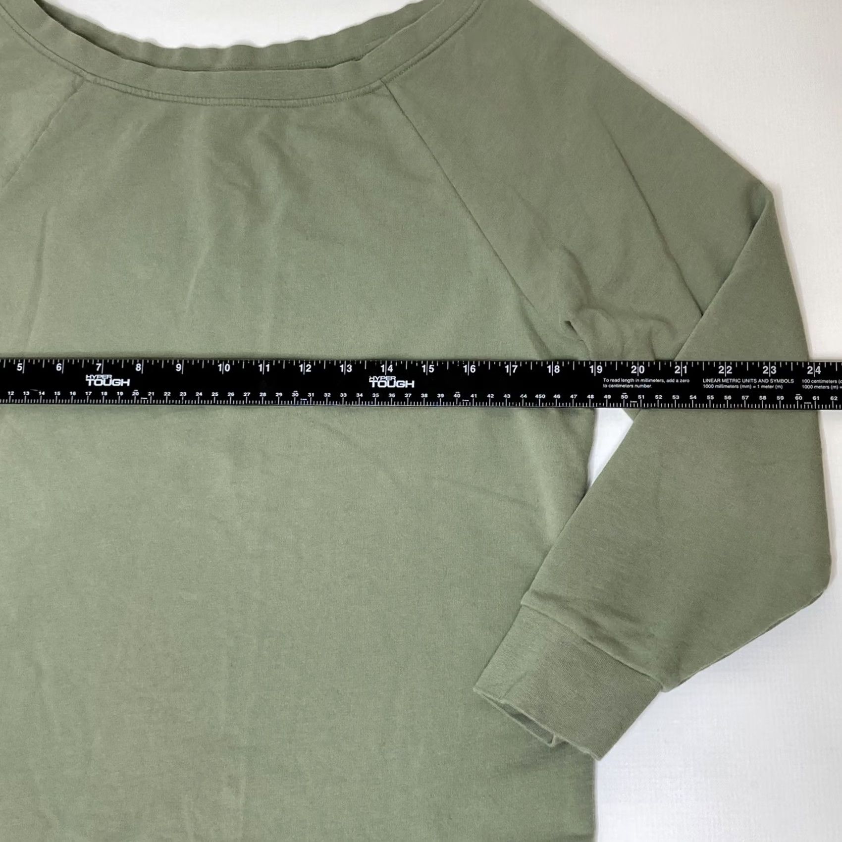 Vintage Victoria Sport Sweatshirt Green Oversized Side Tie Long Sleeve Athleisure Small Shirt Womens Pullover Tunic Length Athletic Casual Size S / US 4 / IT 40 - 6 Thumbnail