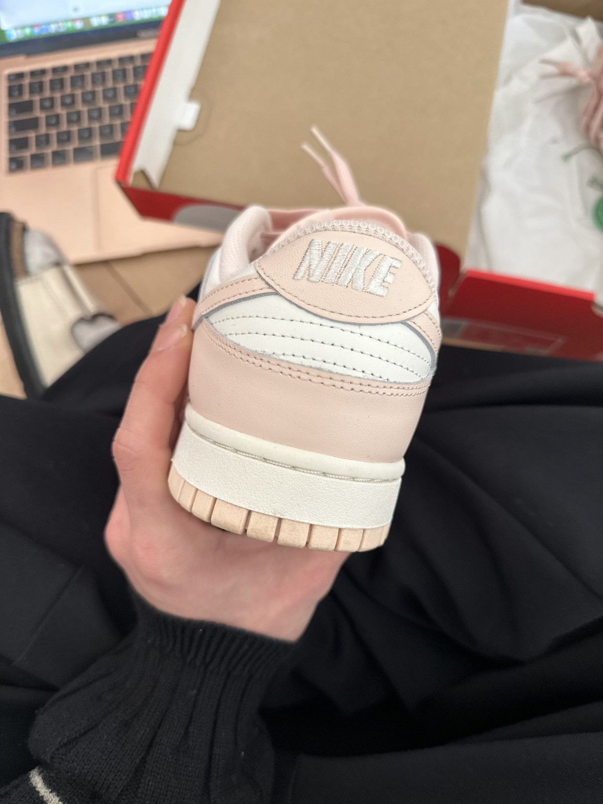Nike Nike Dunk Low Orange Pearl Size US 8.5 / EU 41-42 - 4 Thumbnail