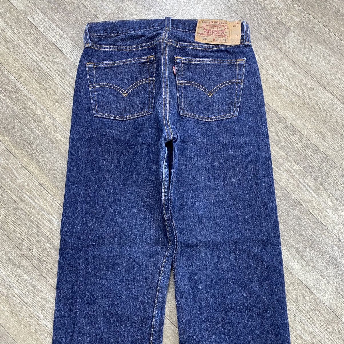 Levi's Vintage Clothing 🇺🇸1990s Vintage Levis 501 USA 30x32 Indigo Jeans Size US 30 / EU 46 - 17 Thumbnail