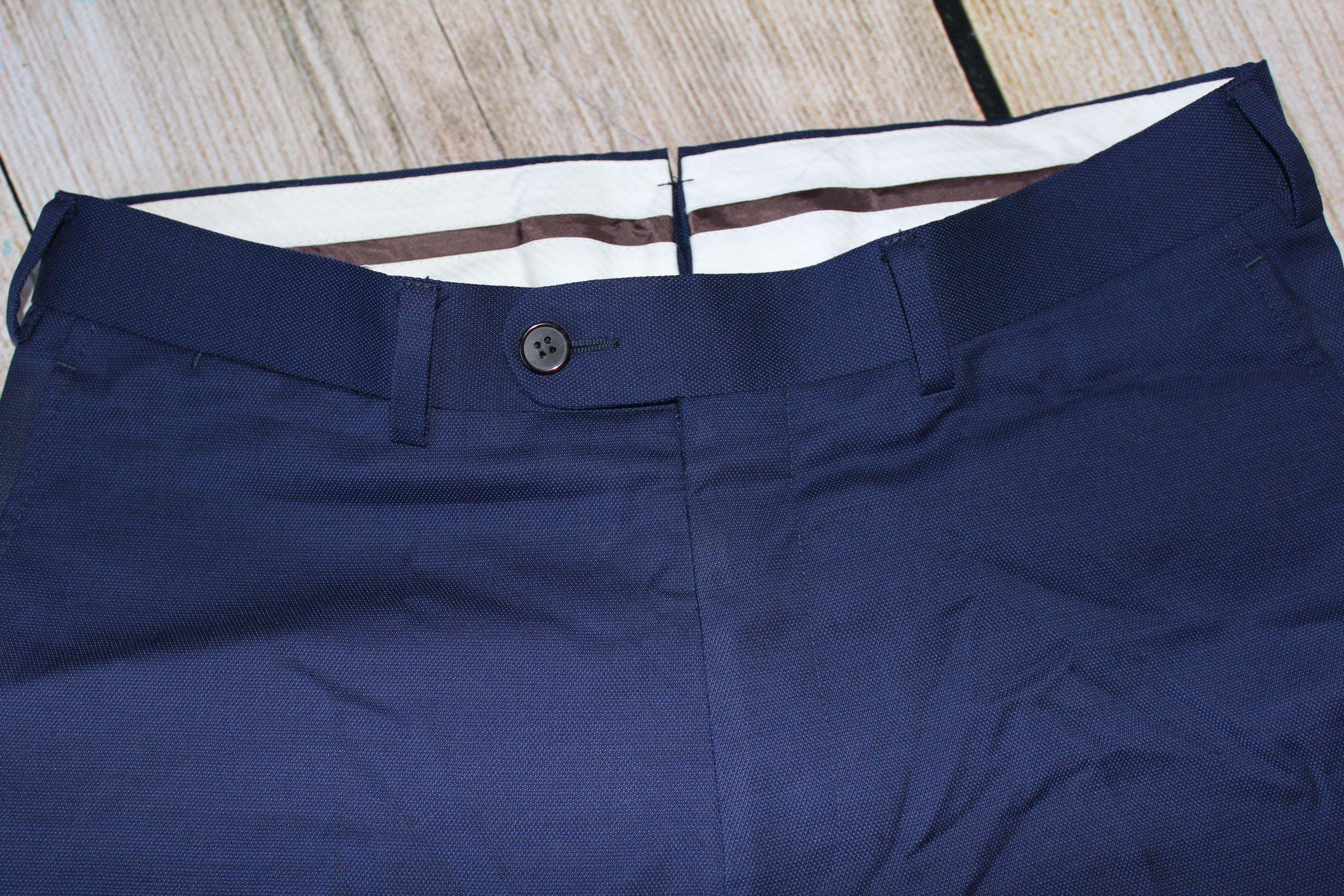 Suitsupply Men's SUITSUPPLY Zignone Blue Suit Blazer Jacket Size 46 Size 46S - 9 Thumbnail