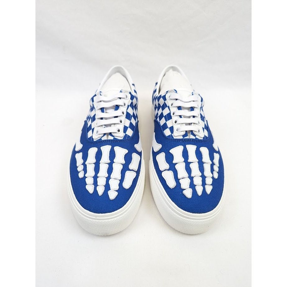 Amiri o1rshd1 Checkered Skel Toe Lace Up in Blue/White Size US 9 / EU 42 - 15 Thumbnail