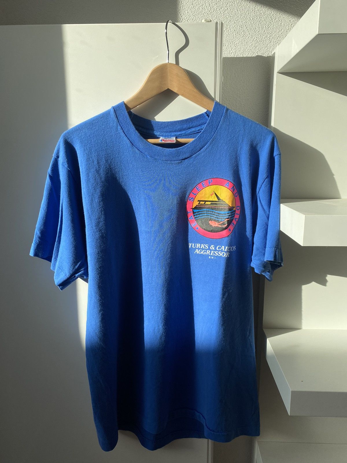 Fruit Of The Loom × Vintage Single stitch fruit of the loom tee Size US L / EU 52-54 / 3 - 6 Thumbnail