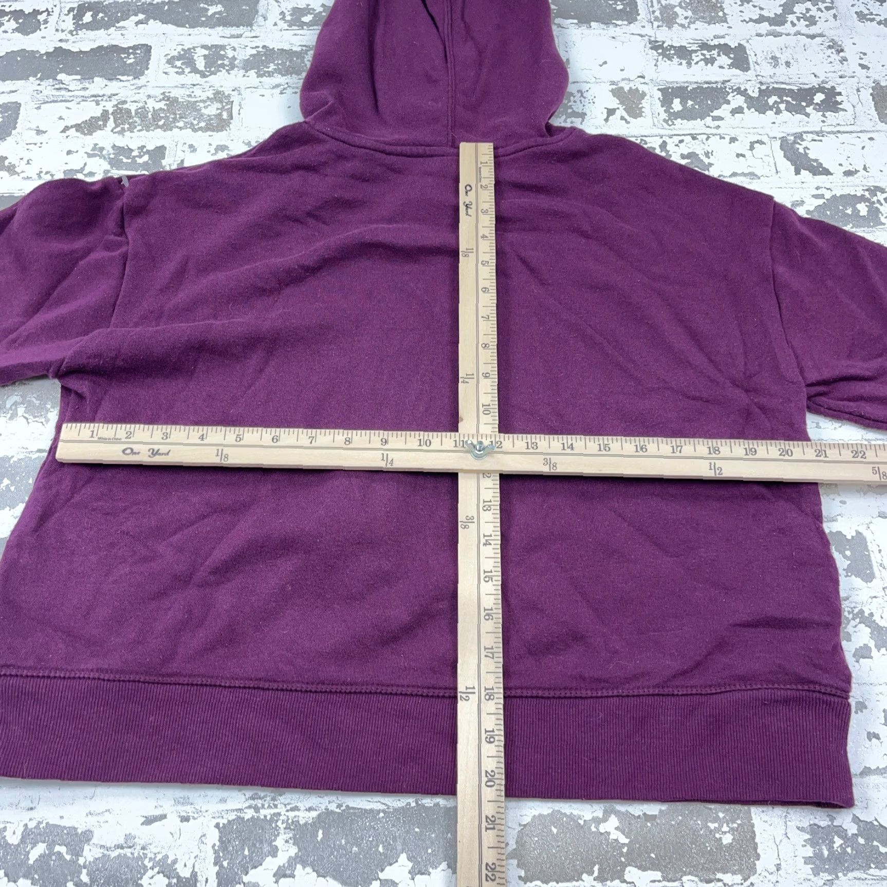 Reebok Reebok Hoodie Women Large Purple Sweatshirt Crop Top Active Gym Run Size L / US 10 / IT 46 - 7 Thumbnail