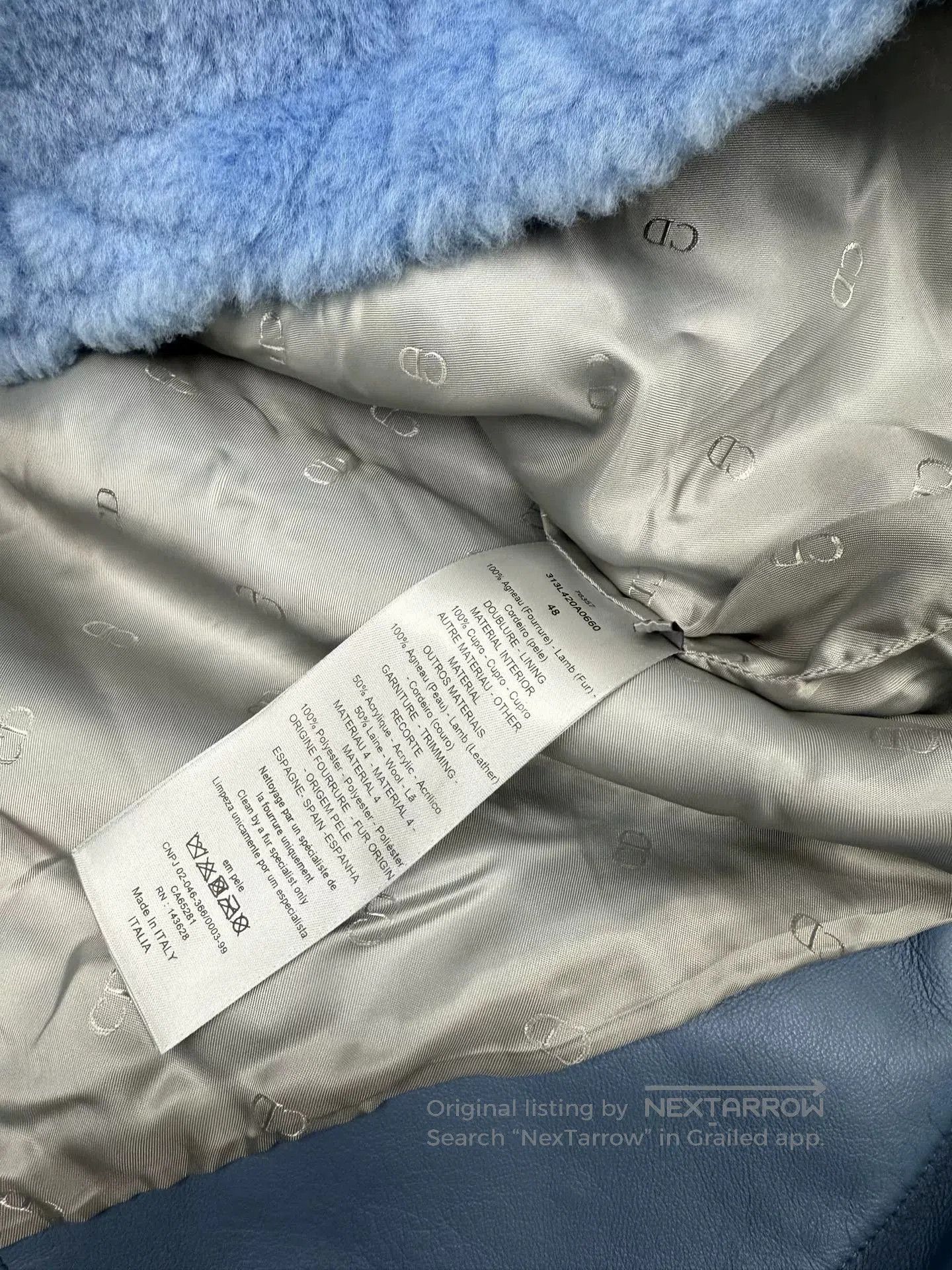 Dior Dior Cannage Fur Jacket. Size US M / EU 48-50 / 2 - 8 Thumbnail