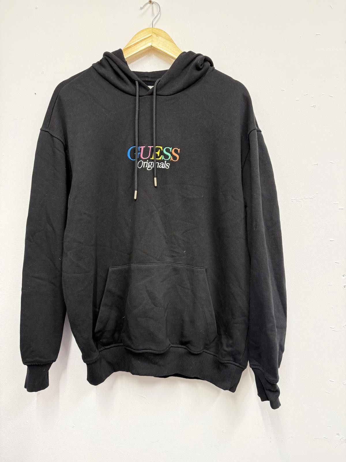 Guess Guess Originals Black Hoodie with Multicolour Logo Size US M / EU 48-50 / 2 - 1 Thumbnail