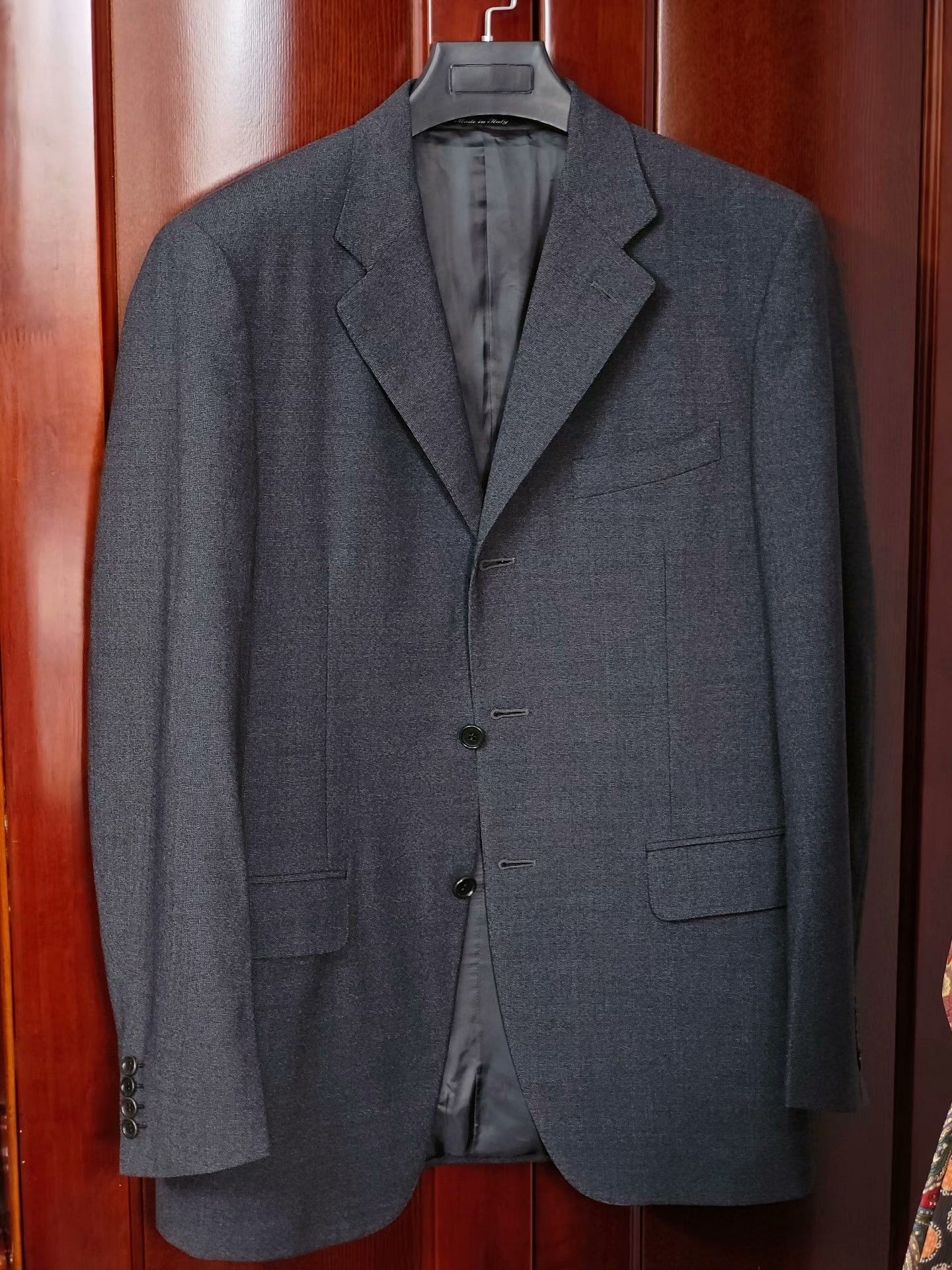 Canali Italian Wool Blend Suit Jacket Size US M / EU 48-50 / 2 - 1 Thumbnail