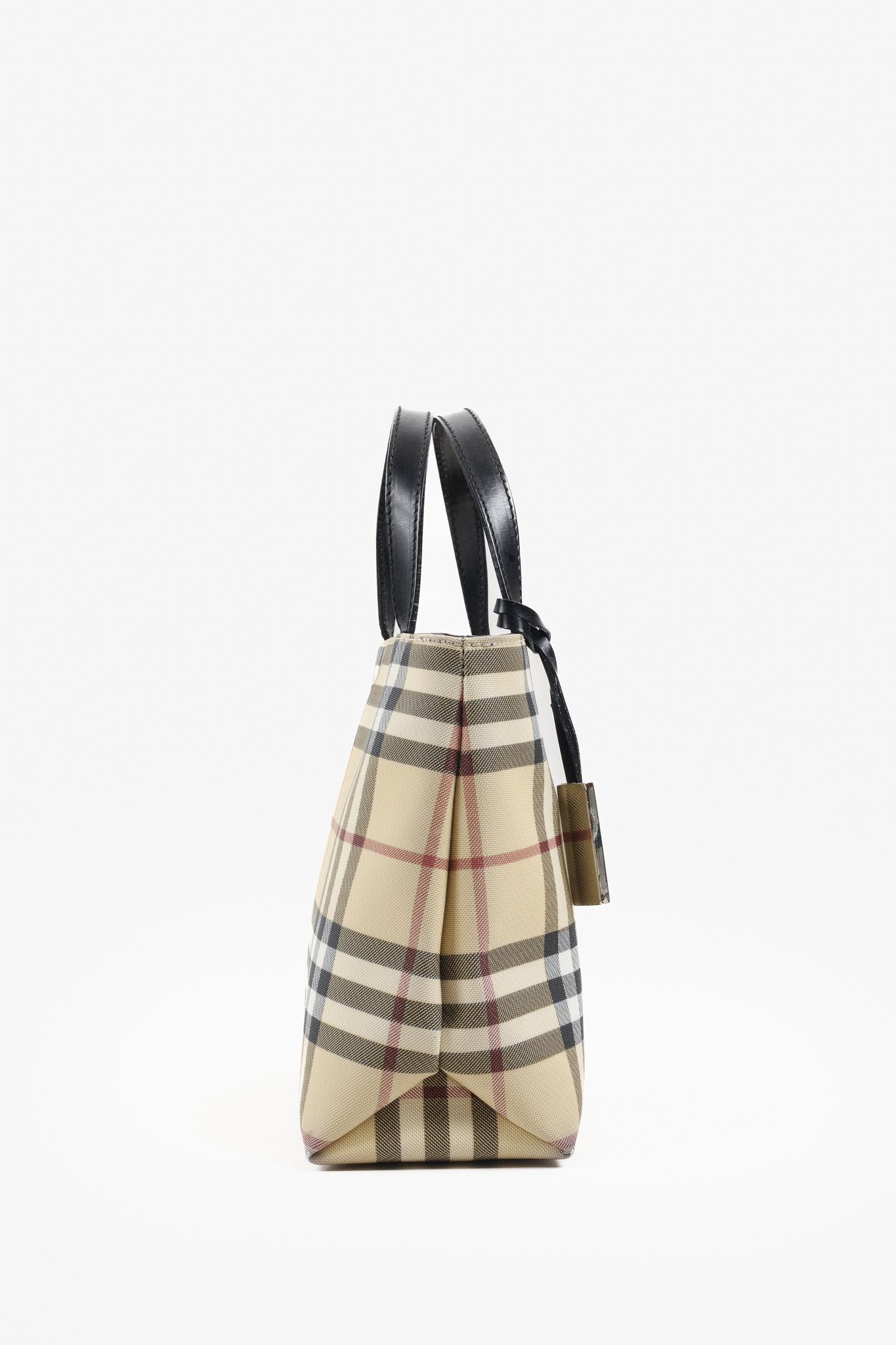 Burberry Burberry Nova Check Mini Tote Bag Size ONE SIZE - 3 Thumbnail