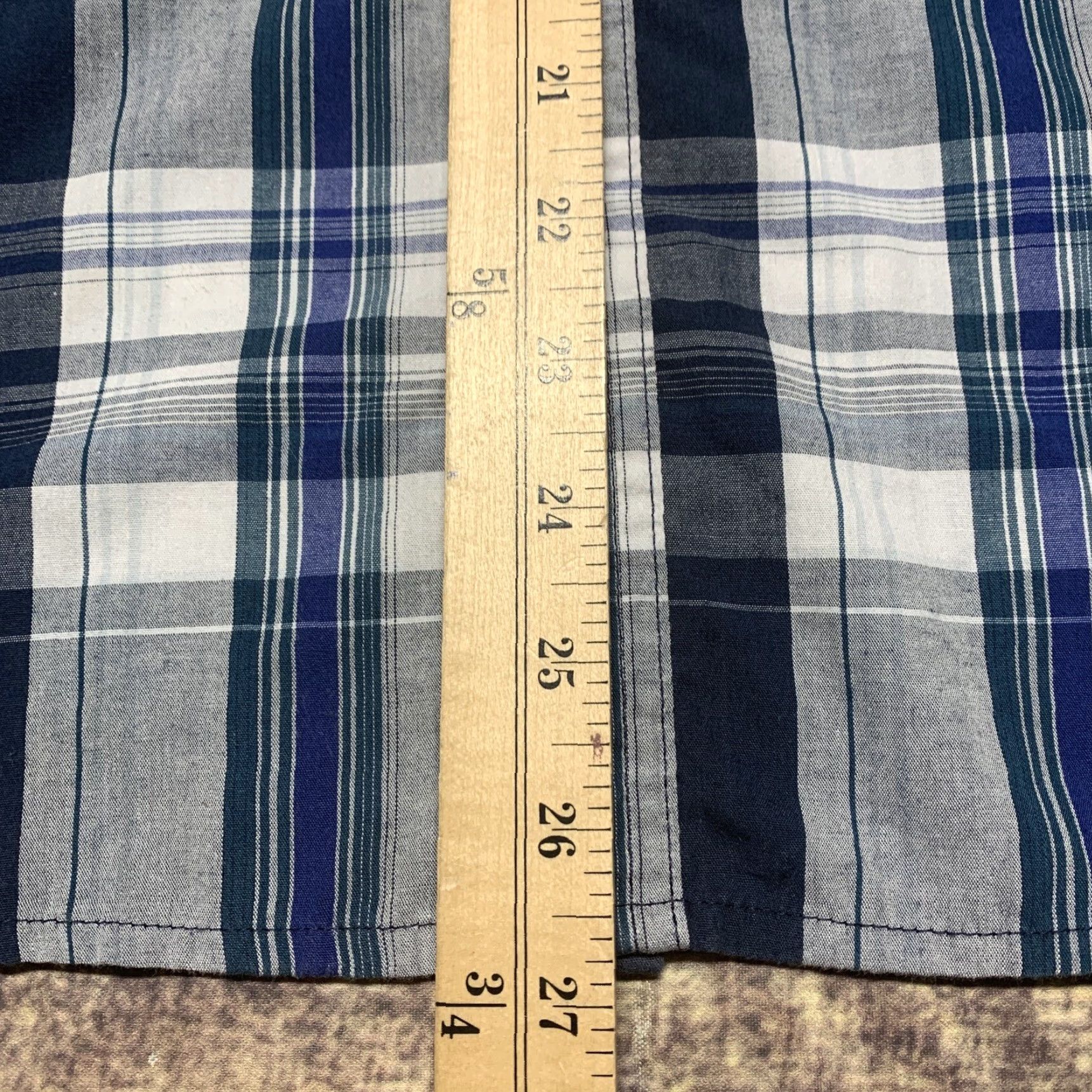 Levi's Levi’s Shirt Mens Button-Down 2 Front Pockets XL Blue Multi-Color Plaid Shirt Mens XL Blue Plaid Size US XL / EU 56 / 4 - 7 Thumbnail