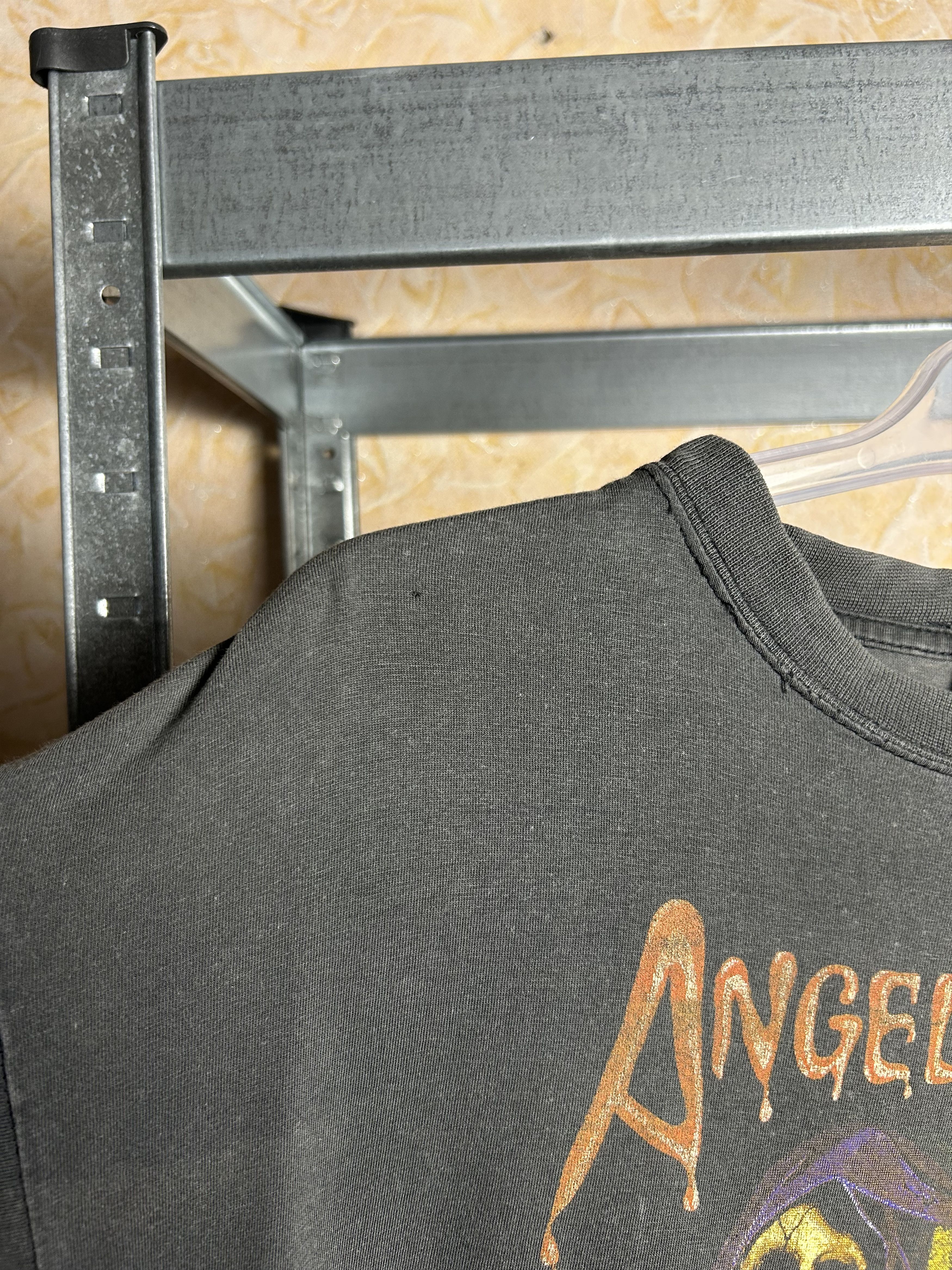 Vintage Vintage 90s Angel of Death Zip It London Graphic Art T-shirt Size US L / EU 52-54 / 3 - 12 Thumbnail