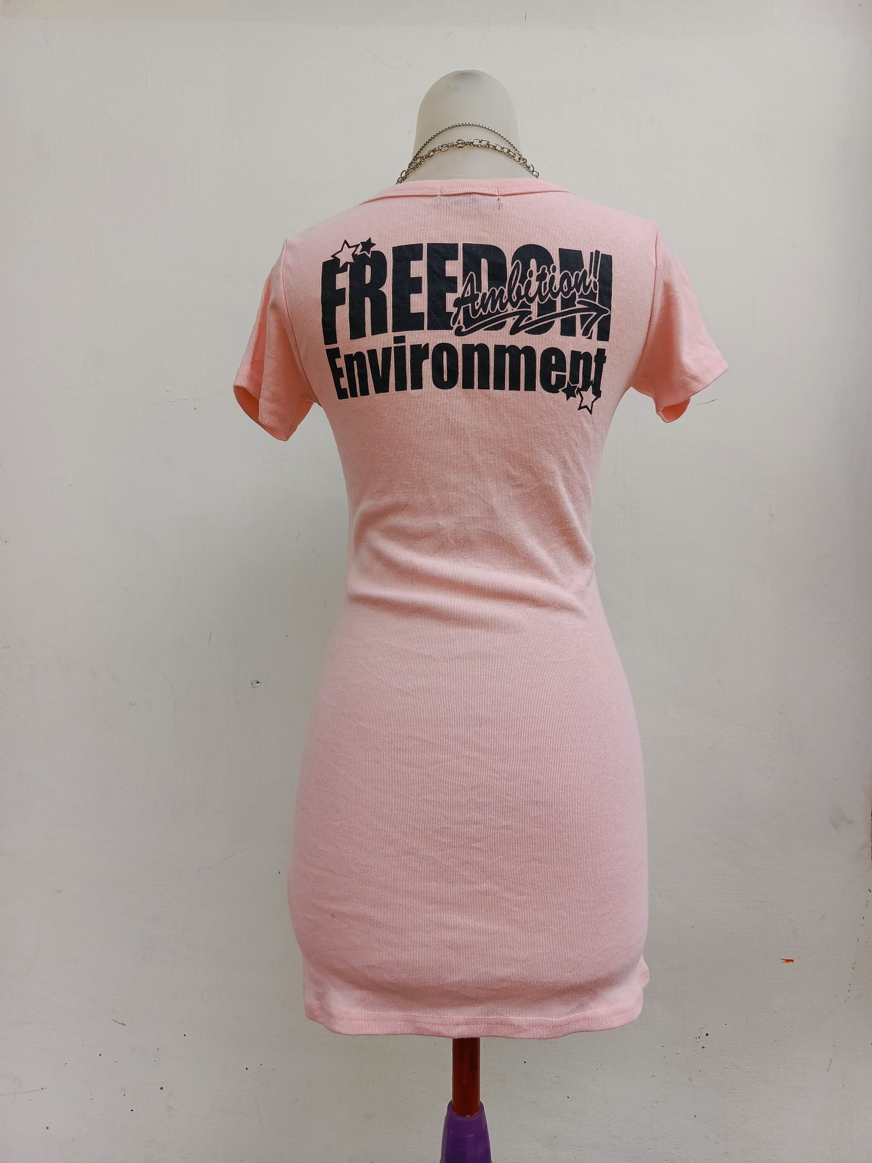 Hysteric Glamour Pink Cat Freedom Environment Graphic T-shirt Dress Size M / US 6-8 / IT 42-44 - 4 Thumbnail