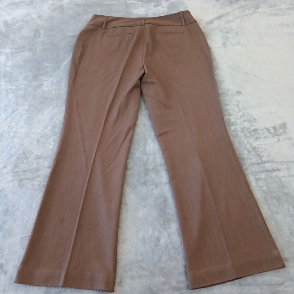 Vintage Rafaella Dress Pants Womens 12 Brown High Rise 34x29 Straight Leg Inseam 29 Altered Hem Dressy Formal Start-Textiles Size 34" / US 12 / IT 48 - 7 Thumbnail