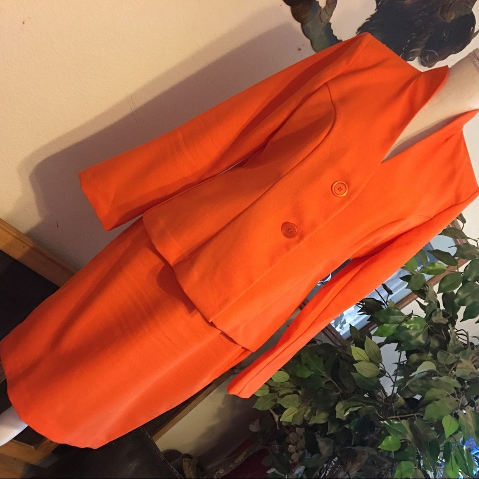 Other MetroStyle orange skirt suit NWOT 6 Size M / US 6-8 / IT 42-44 - 2 Thumbnail