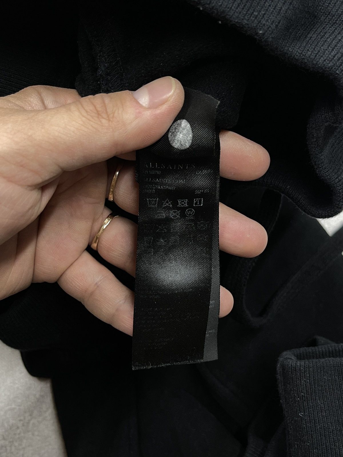 Allsaints Mens AllSaints Raven Sweatpants Black Y2K Size S Size US 30 / EU 46 - 10 Thumbnail