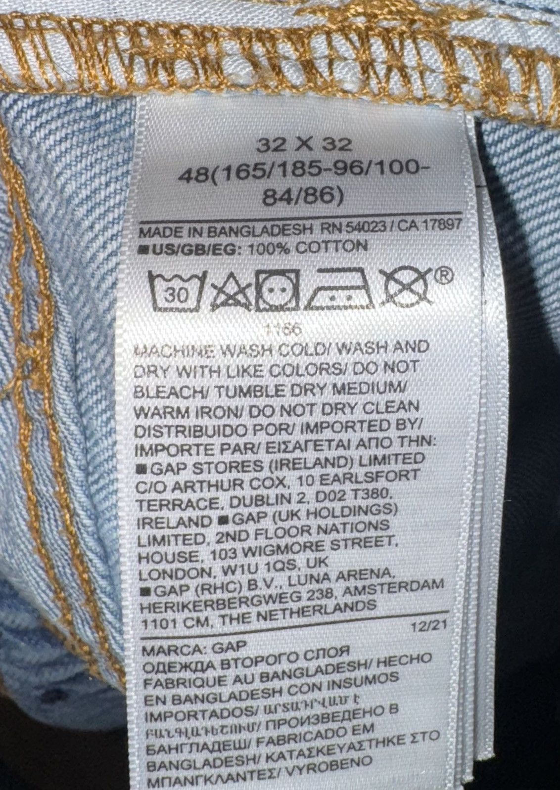 Gap Gap denim straight cut jeans Size US 32 / EU 48 - 5 Thumbnail