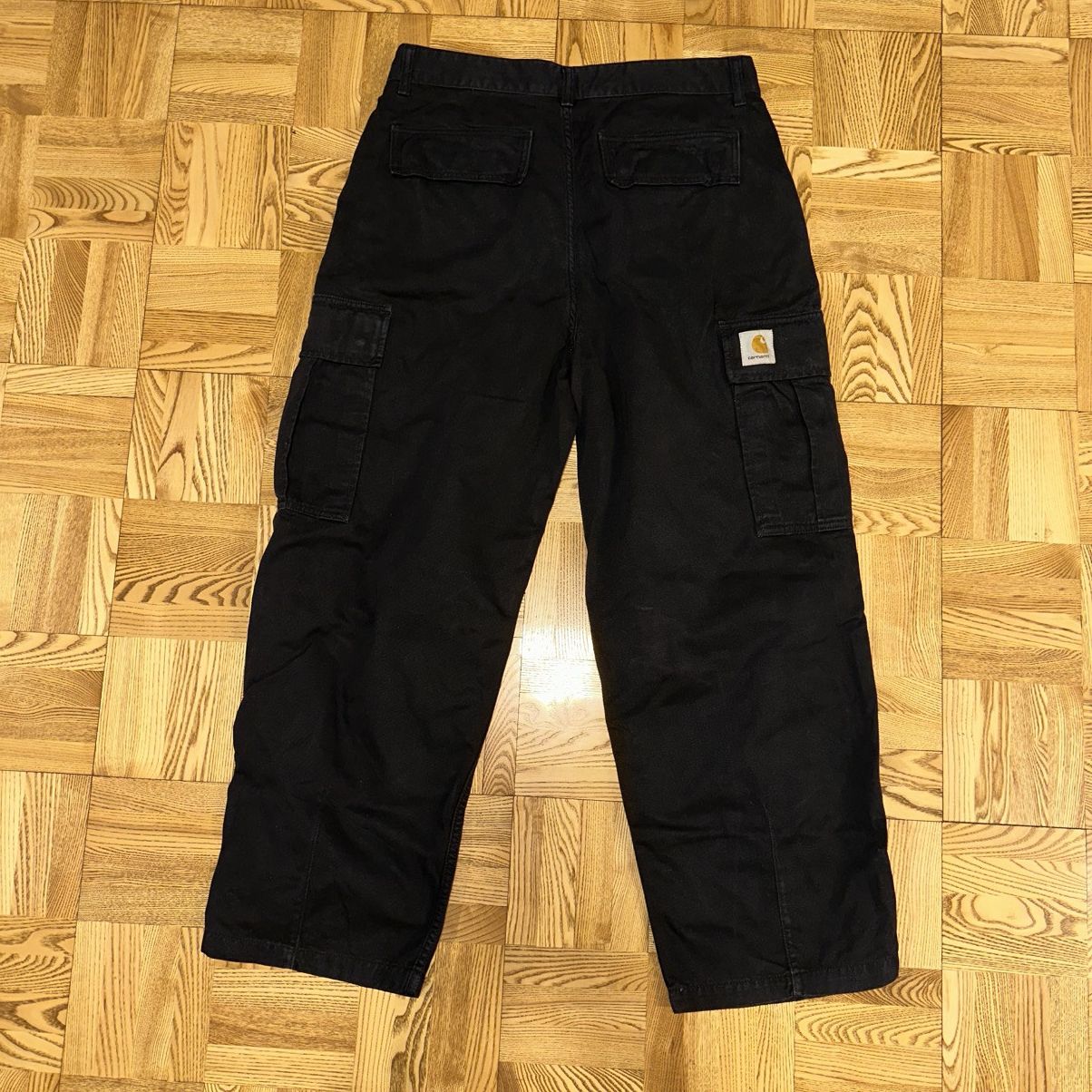 Carhartt Wip Carhartt Black Cargo Pants Size US 33 - 1 Thumbnail