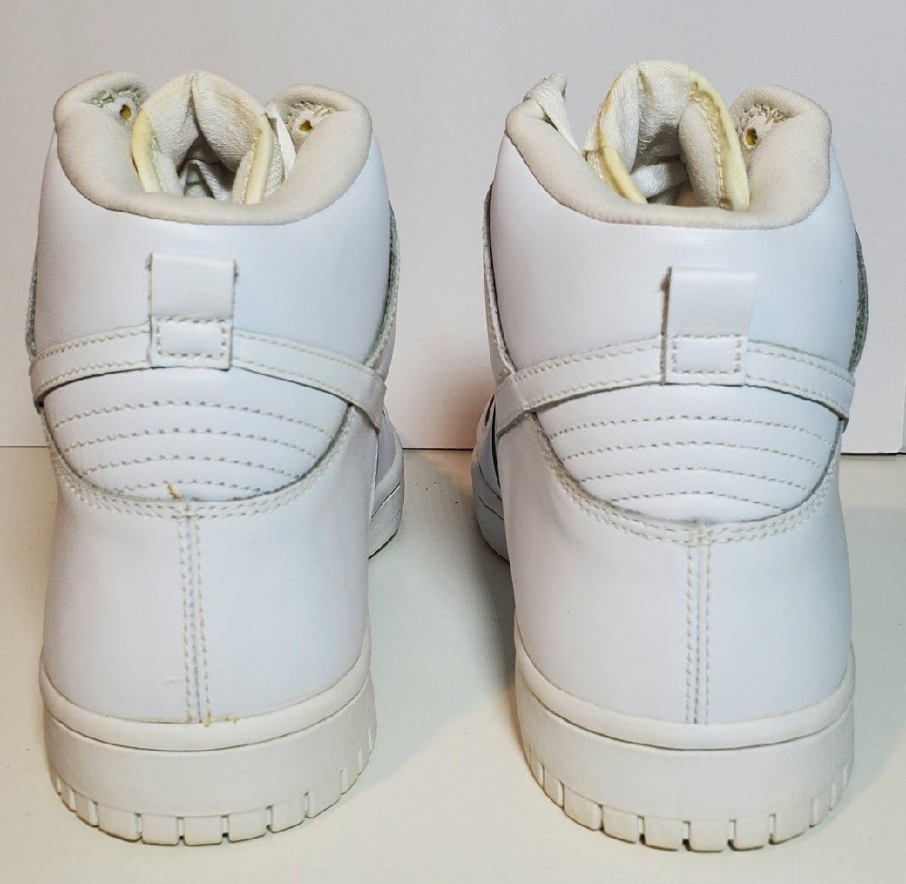 Nike Dunk High White-White 2005 Size 10.5 Size US 10.5 / EU 43-44 - 2 Thumbnail