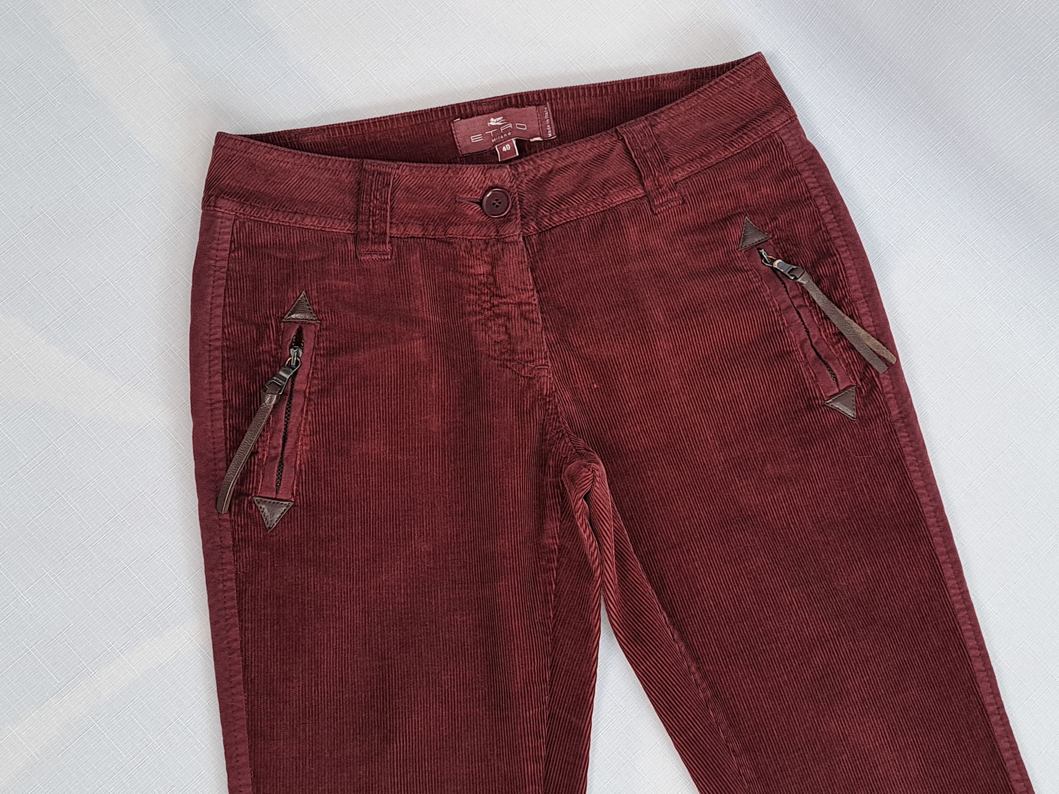 Etro ETRO corduroy cotton trousers. Size 40 Size 27" / US 4 / IT 40 - 10 Thumbnail