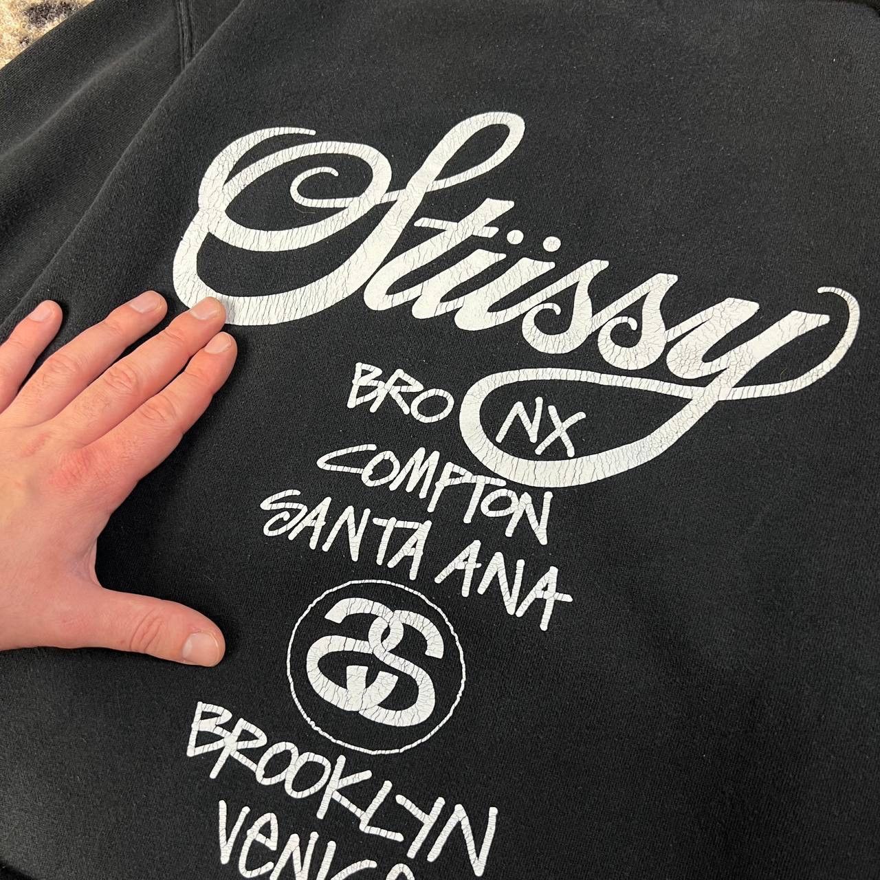 Stussy Stussy Big Logo Vintage Sweatshirt Streetwear Style Size US XL / EU 56 / 4 - 11 Thumbnail