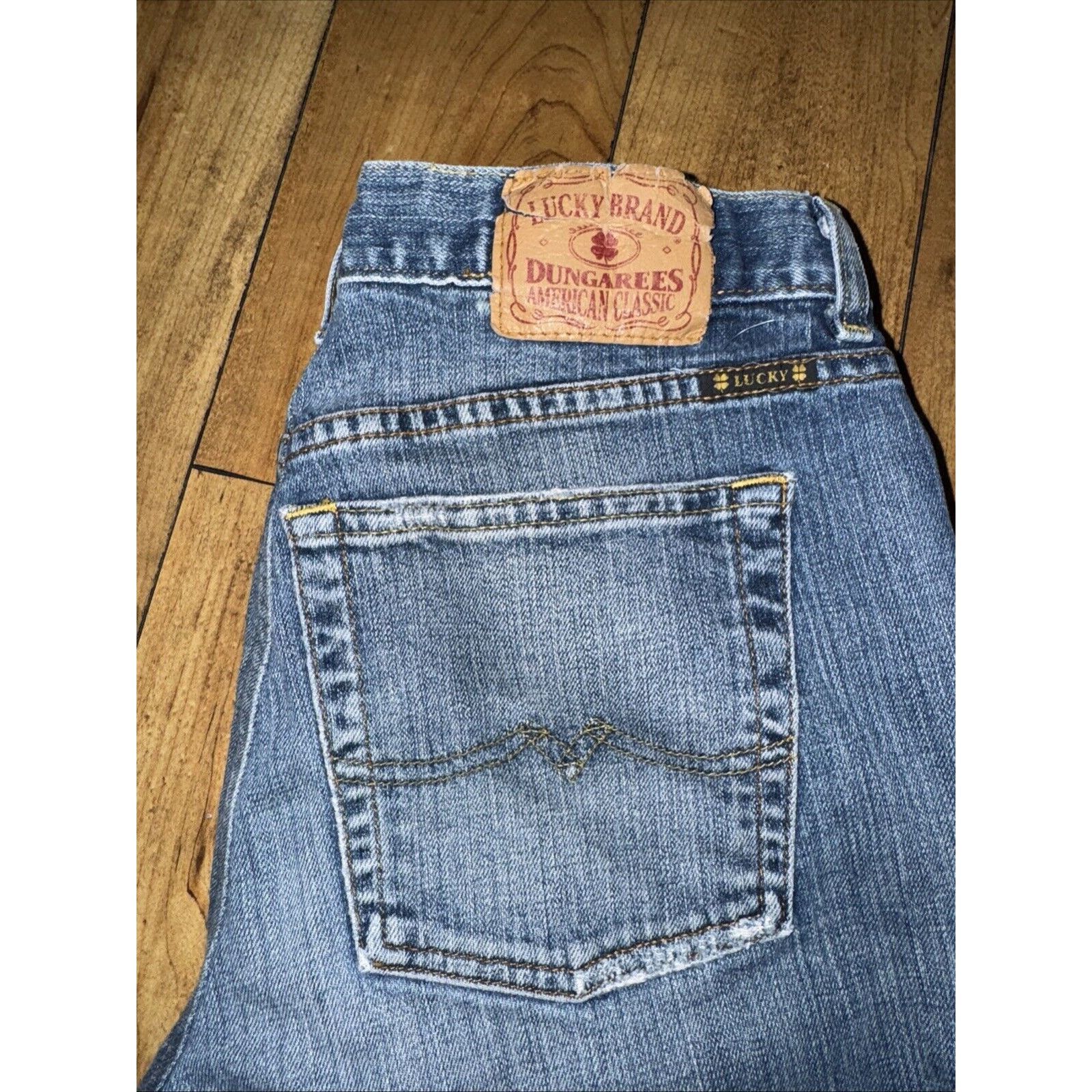 Levi's × Lucky Brand × Vintage Lucky Brand Dungarees Jeans Sweet N Low Made In USA 30x32 Size 30" / US 8 / IT 44 - 2 Thumbnail