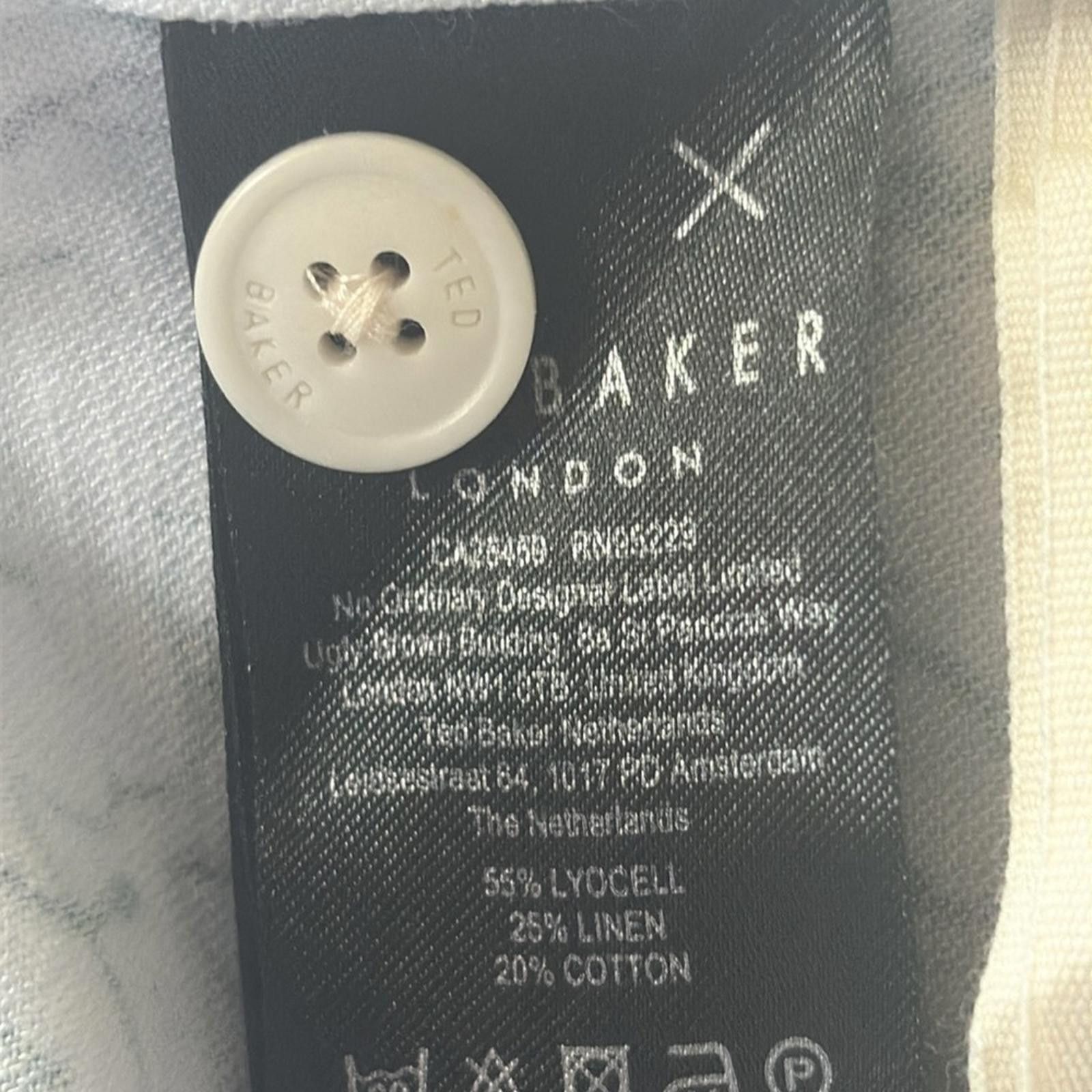 Ted Baker Ted Baker Bartlet Short Sleeve Printed Button-Up Shirt Size US L / EU 52-54 / 3 - 11 Thumbnail