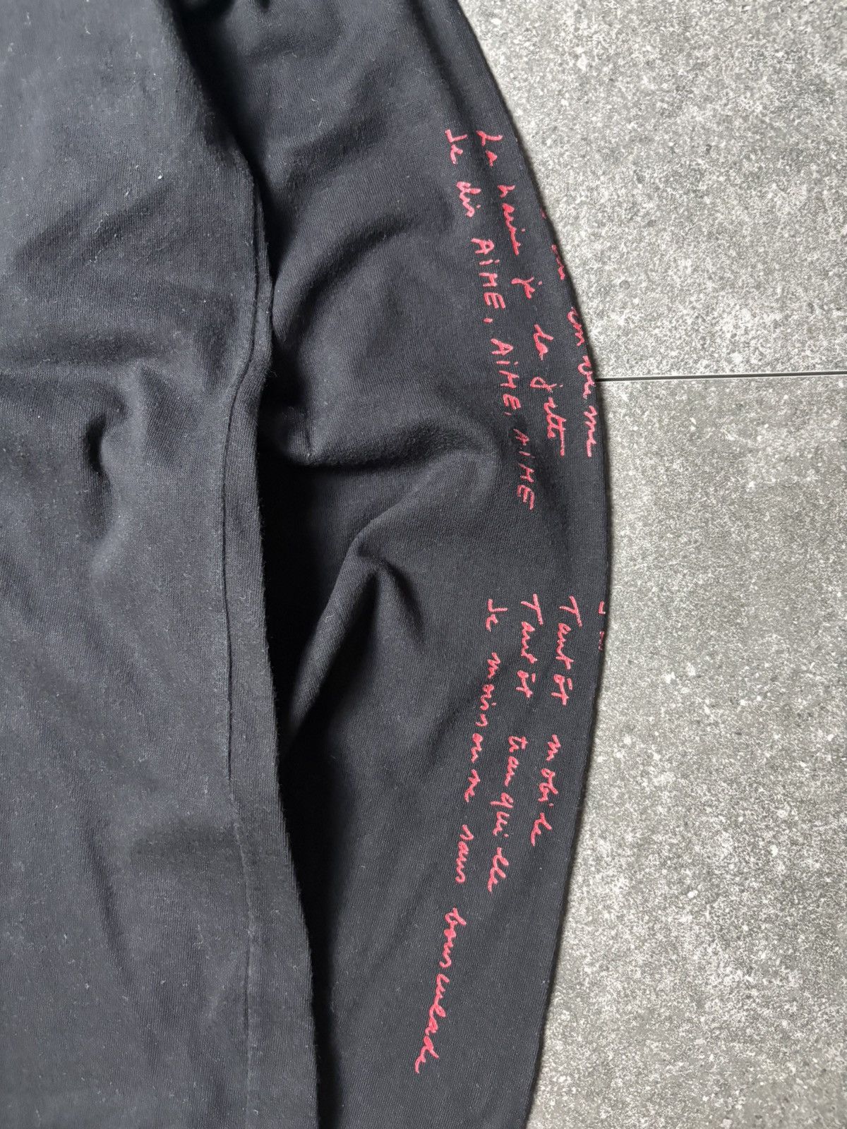 Designer × agnes b. 2000s Agnes B x Andree Chedid Longsleeve Poem Tee Size US S / EU 44-46 / 1 - 4 Thumbnail