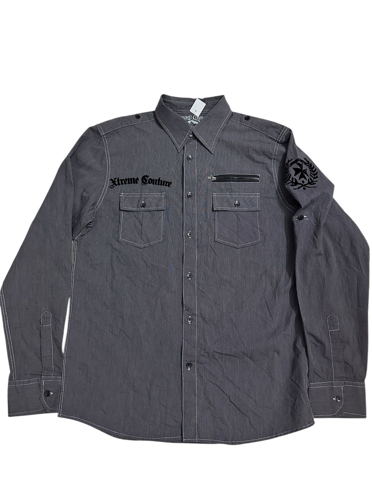 KMRii 2000 Extreme Couture Affliction Jnco Goa Lgb Y2K Style Shirt Size US L / EU 52-54 / 3 - 4 Thumbnail