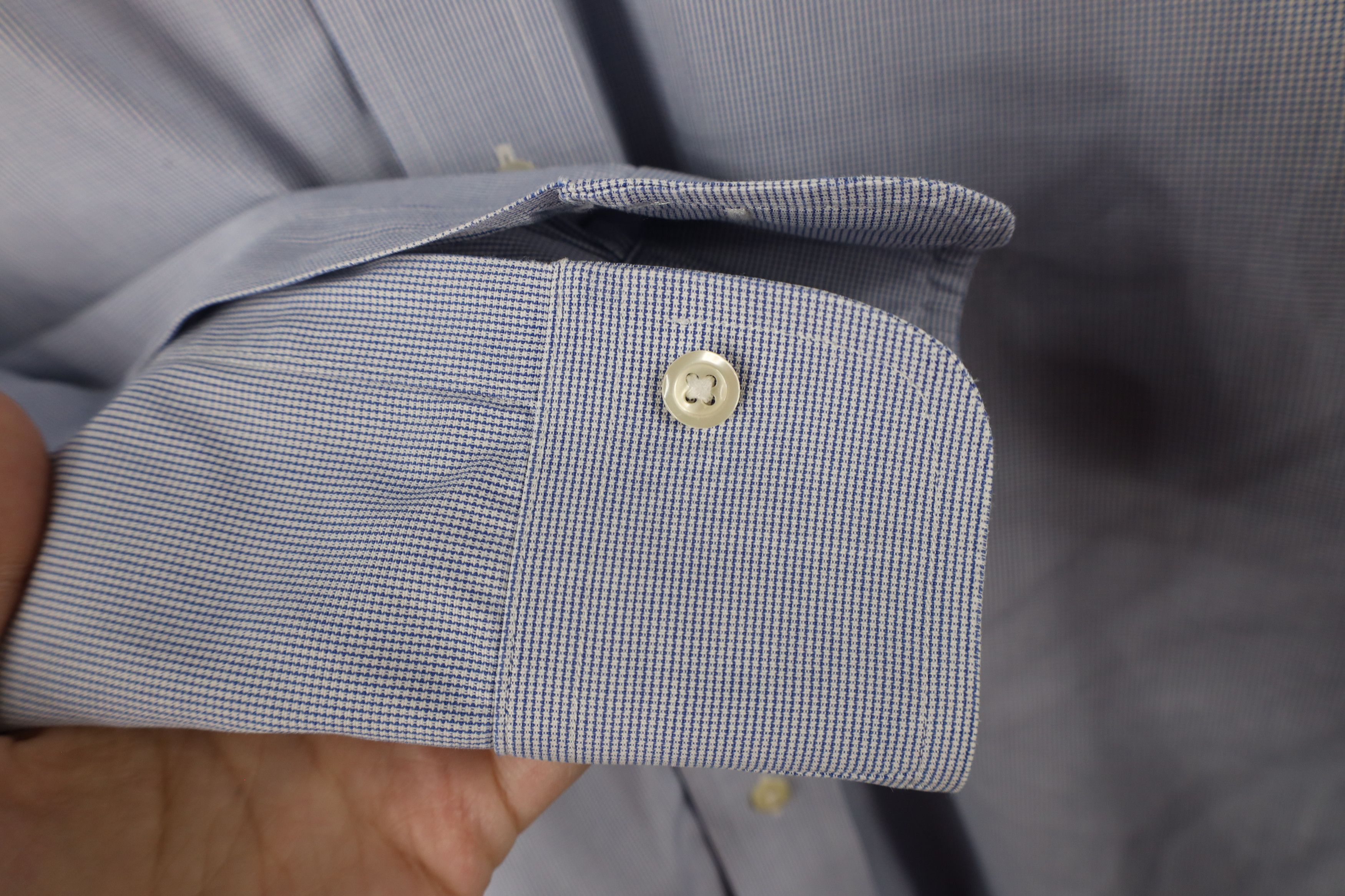 Brooks Brothers × Vintage Vintage Brooks Brothers Stretch Cotton Button Shirt Blue Size US M / EU 48-50 / 2 - 5 Thumbnail