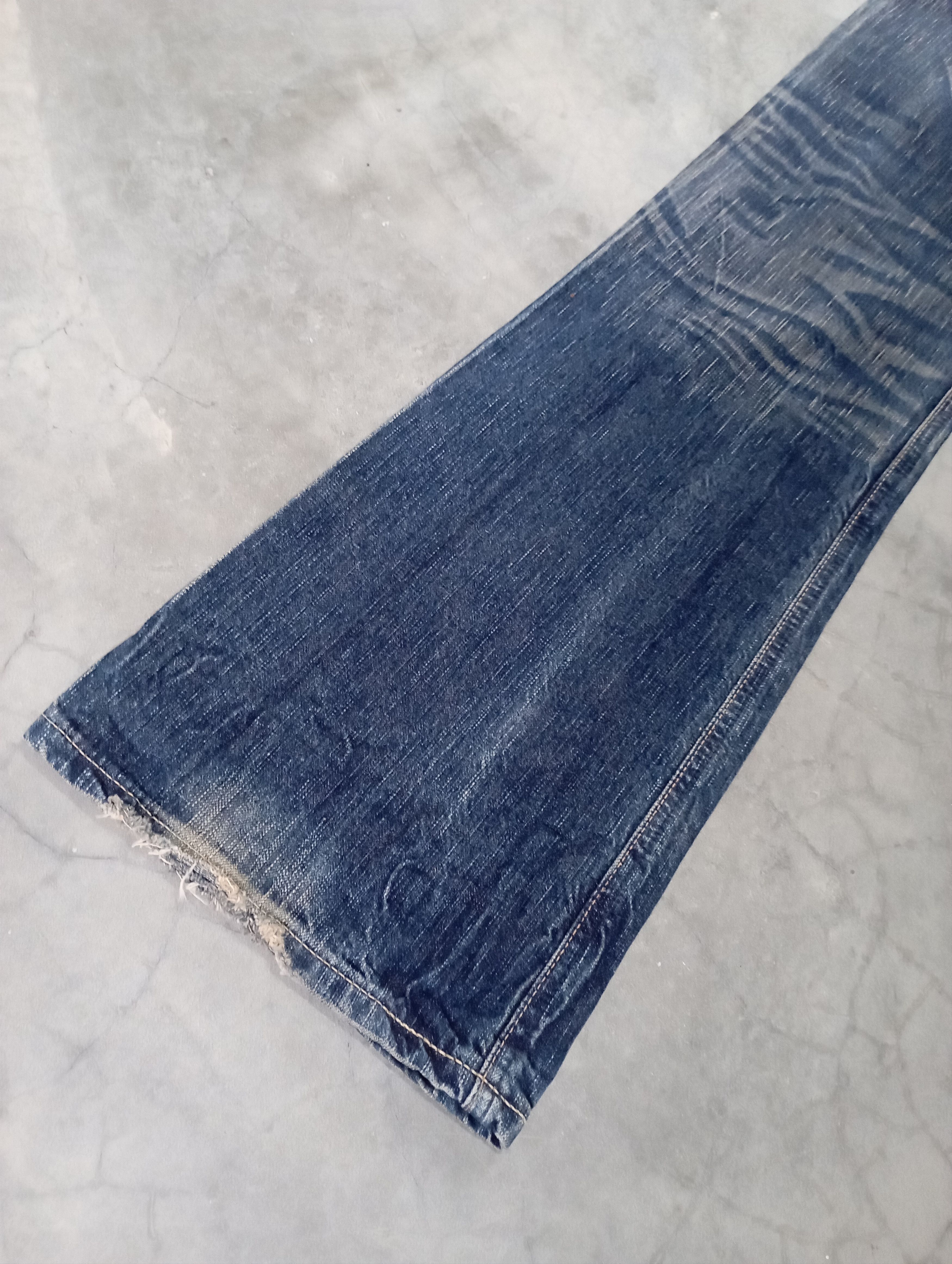 Edwin Flare Jeans Made In Japan Mud Rusty Lightning Wash Edwin Size US 30 / EU 46 - 12 Thumbnail