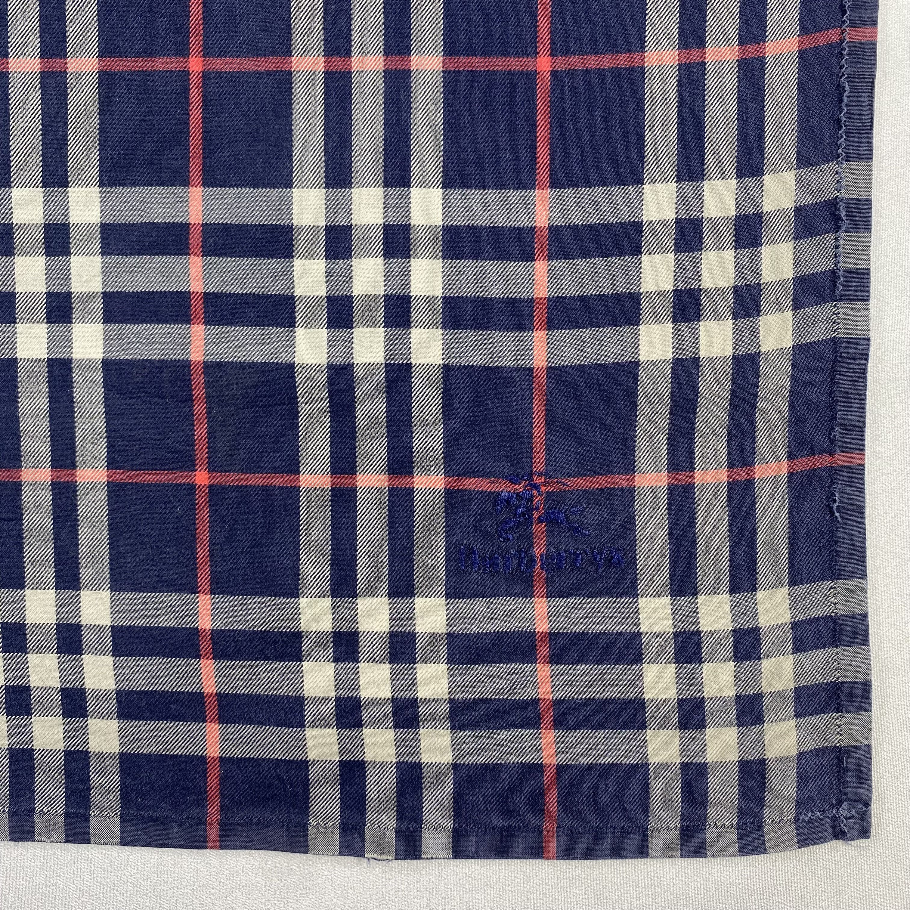 Burberry × Vintage Burberry Handkerchief / Neckerchief / Bandana-P1317 Size ONE SIZE - 3 Thumbnail