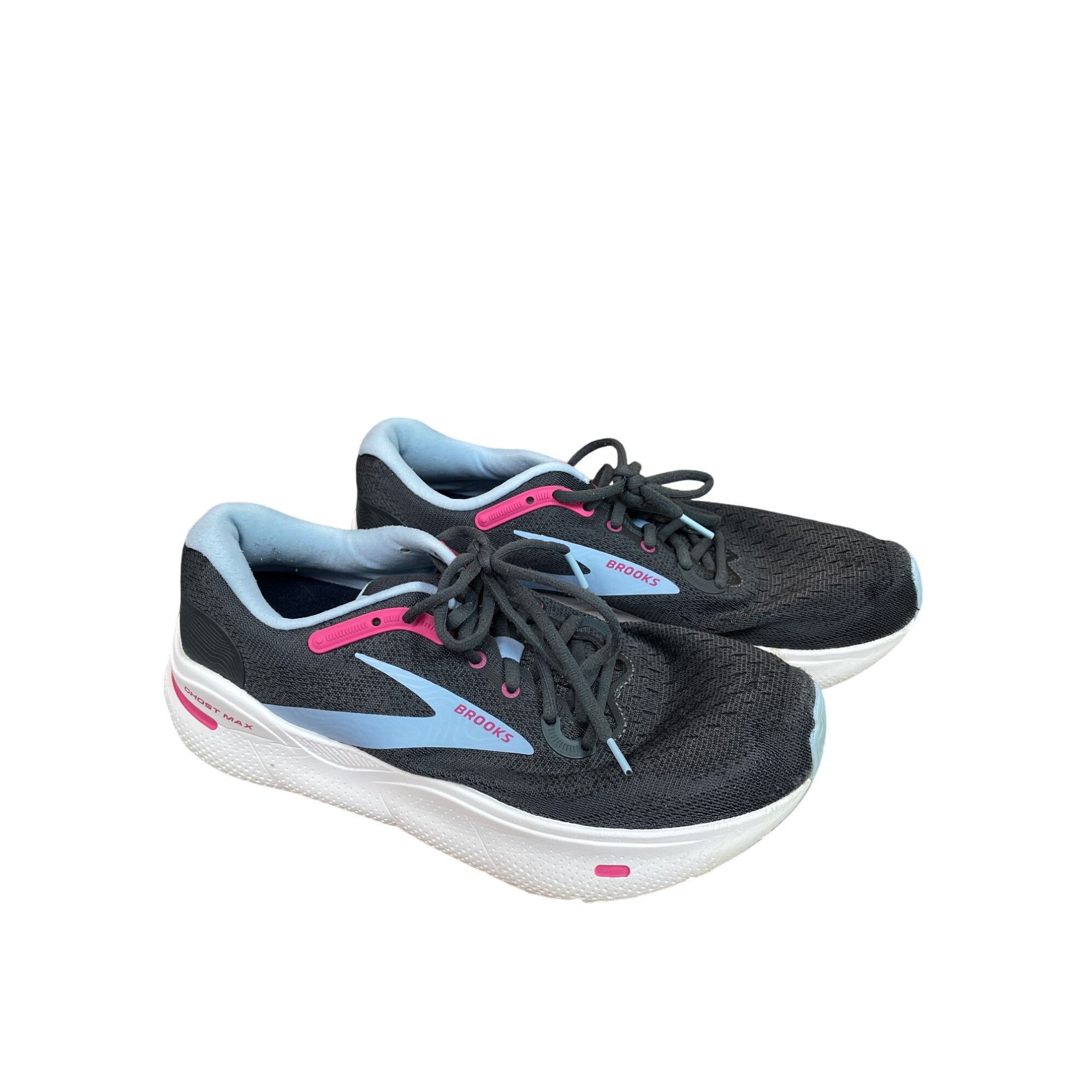 Brooks Brooks Ghost Max Womens Running Sneakers Blue/Black/Pink Siz Size US 10 / IT 40 - 13 Thumbnail