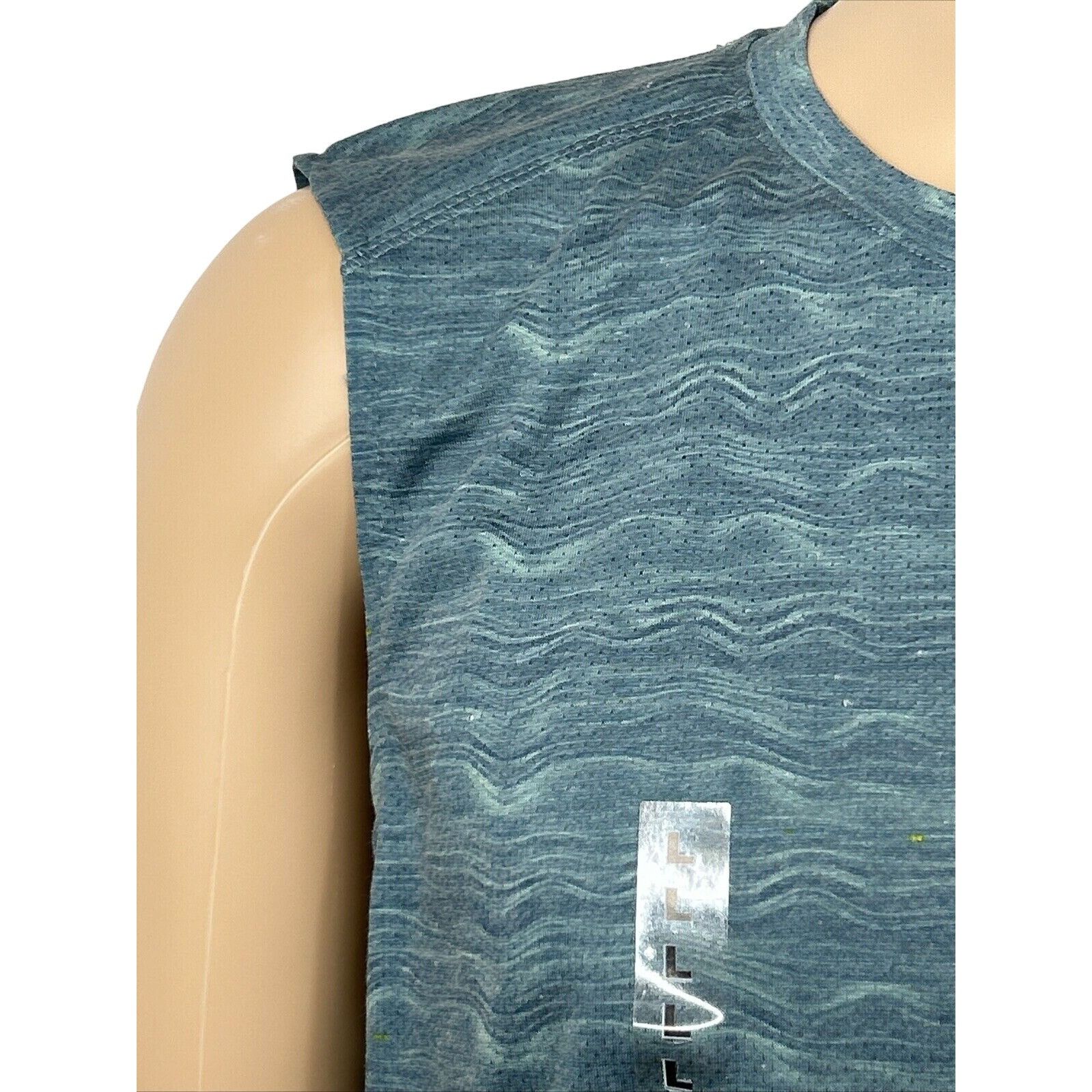 Colosseum Athletics Colosseum Men’s Mesh Training Sleeveless Shirt L Blue-Green Size US L / EU 52-54 / 3 - 7 Thumbnail