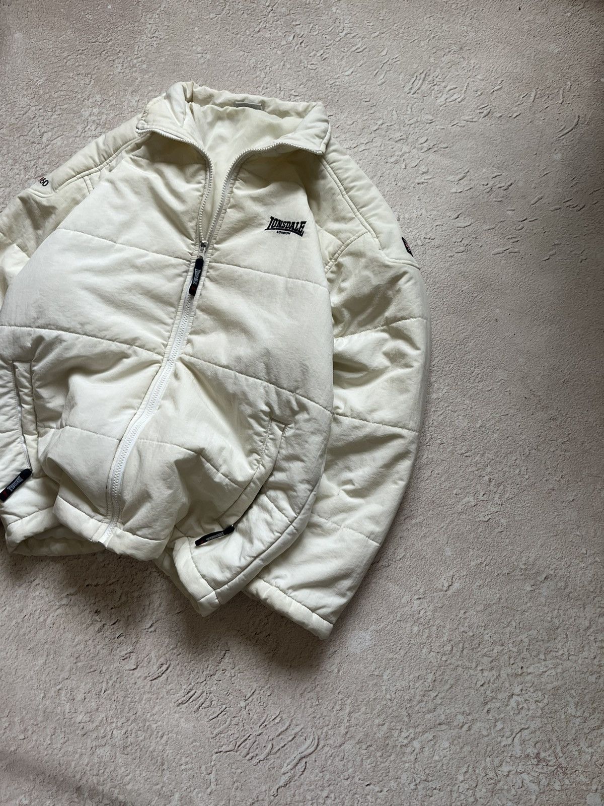 Lonsdale Lonsdale London Puffer Jacket – Cream White Size US L / EU 52-54 / 3 - 3 Thumbnail