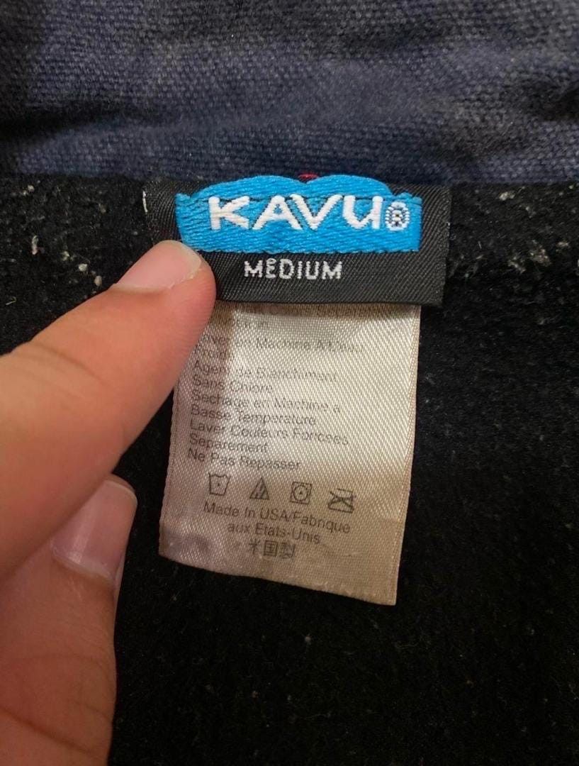 KAVU × Vintage Vtg 90s KAVU duck canvas cotton sleeveless jacket Size US M / EU 48-50 / 2 - 4 Thumbnail