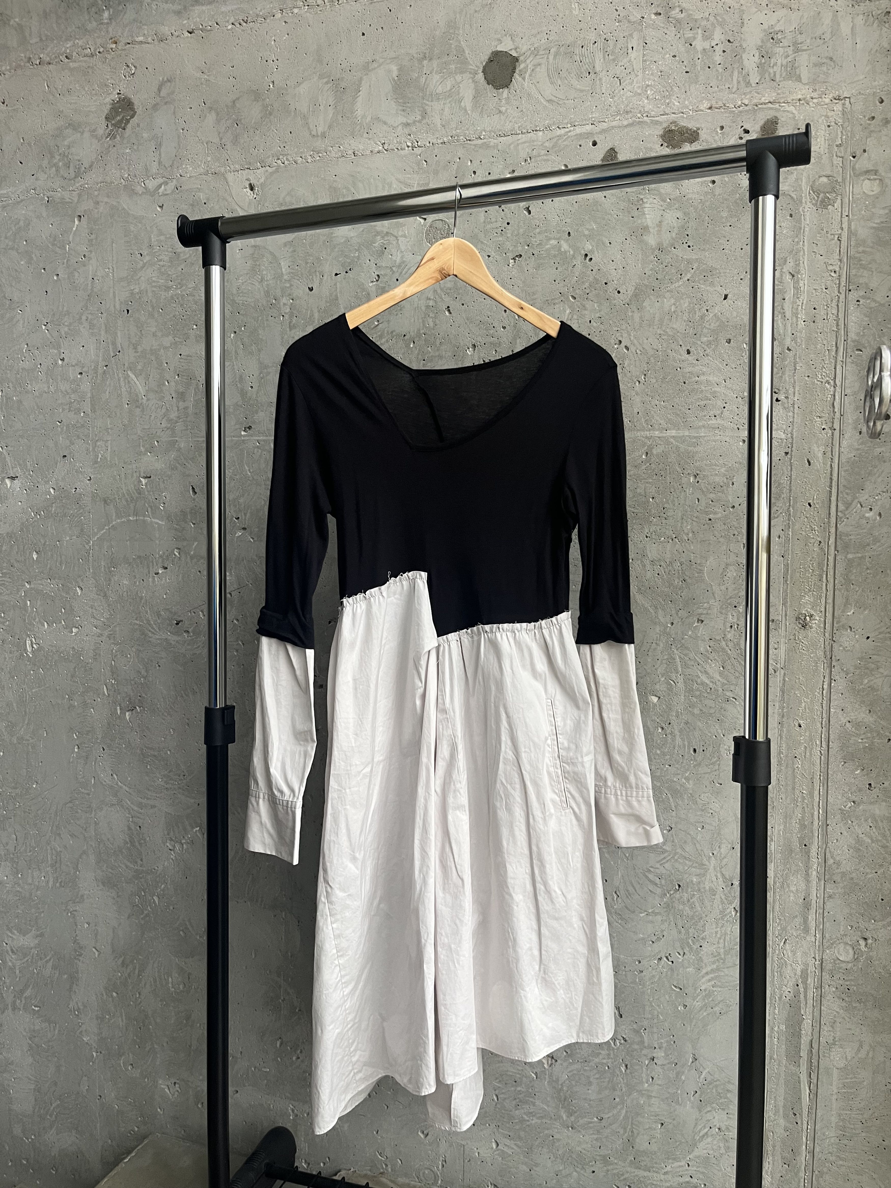 Yohji Yamamoto Y's by Yohji Yamamoto two tone dress Size S / US 4 / IT 40 - 1 Thumbnail