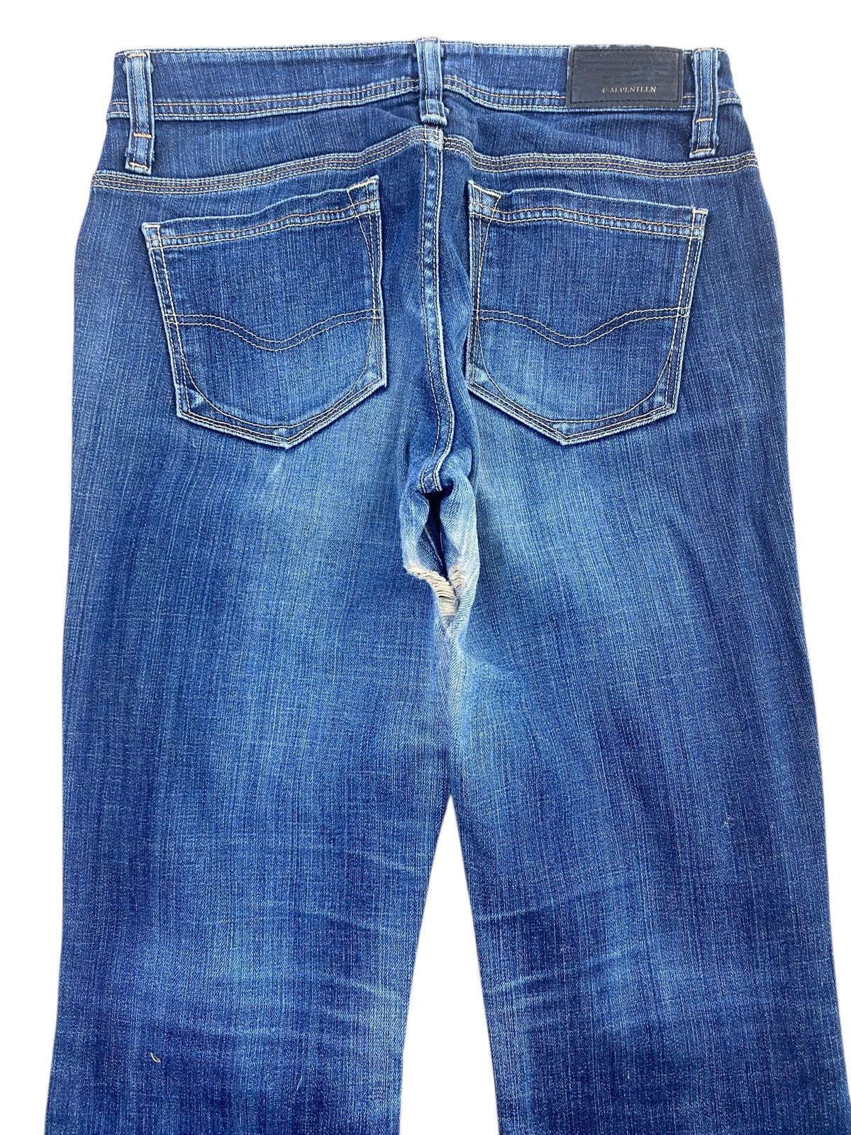 Japanese Brand Japanese Brand Whiskers Faded Wash Style Flare Jeans Size US 28 / EU 44 - 4 Thumbnail