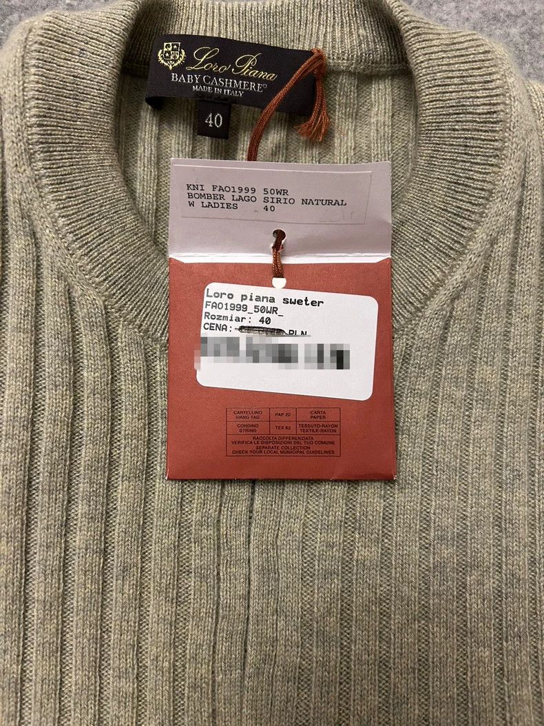Loro Piana LORO PIANA Gray green cashmere zip sweater Size M / US 6-8 / IT 42-44 - 5 Thumbnail