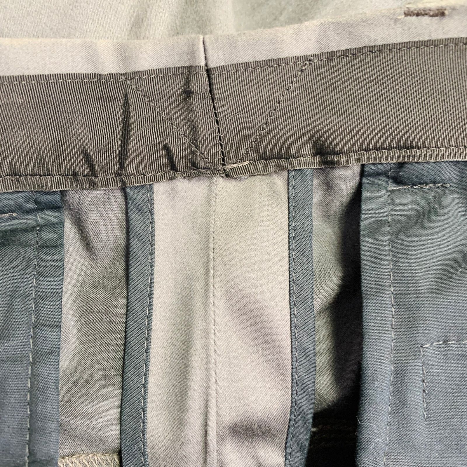 Lanvin Size 32 Grey Cotton Blend Ankle Zip Flat Front Dress Pants Size US 32 / EU 48 - 7 Thumbnail