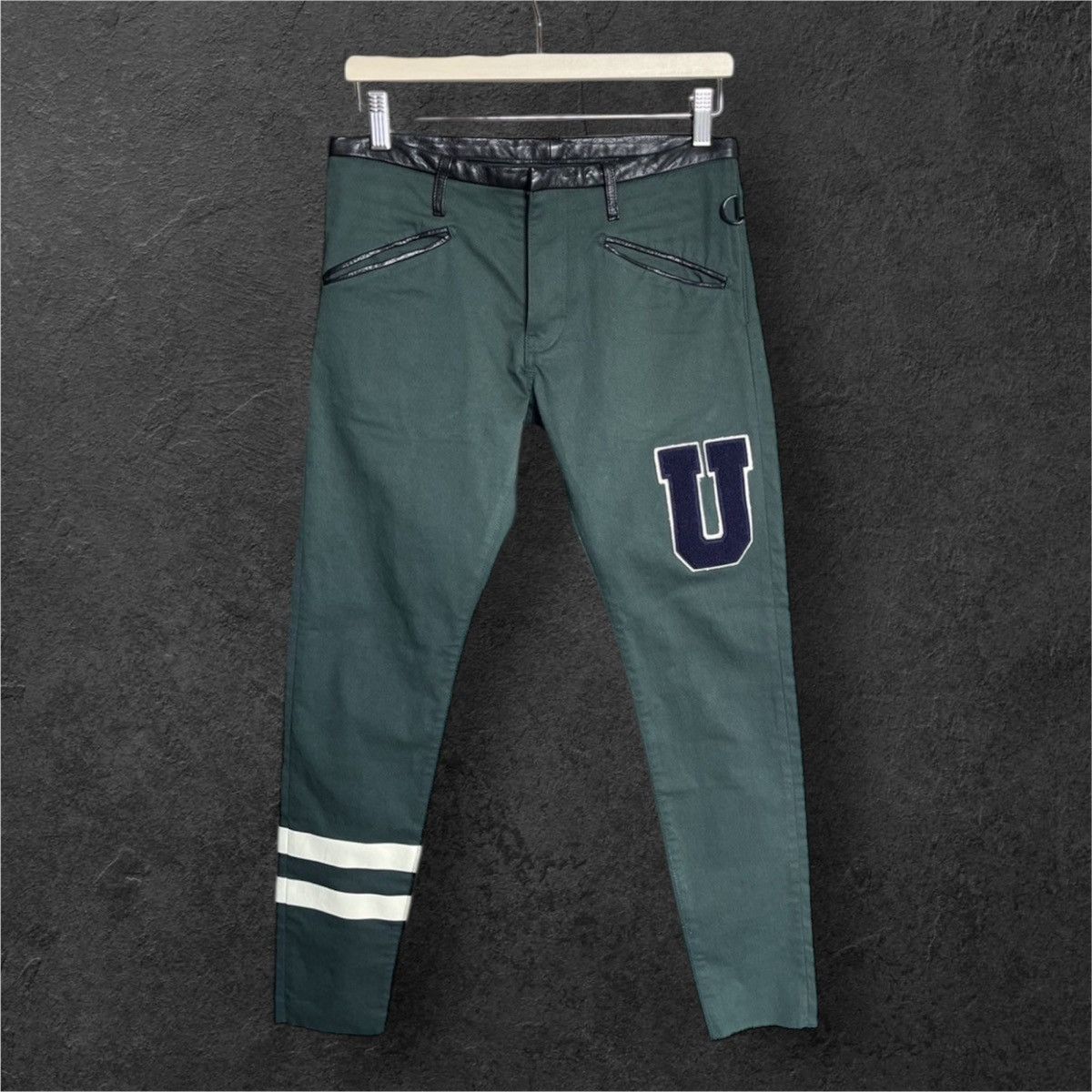 Undercover Undercover UCU4502 Green Varsity Patch Pants Sz 2 Size US 29 - 2 Thumbnail