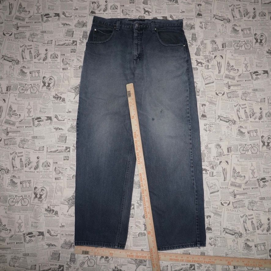 Anchor Blue 36 - Vintage Y2K Anchor blue baggy faded 2000s skate pants Size US 36 / EU 52 - 1 Thumbnail